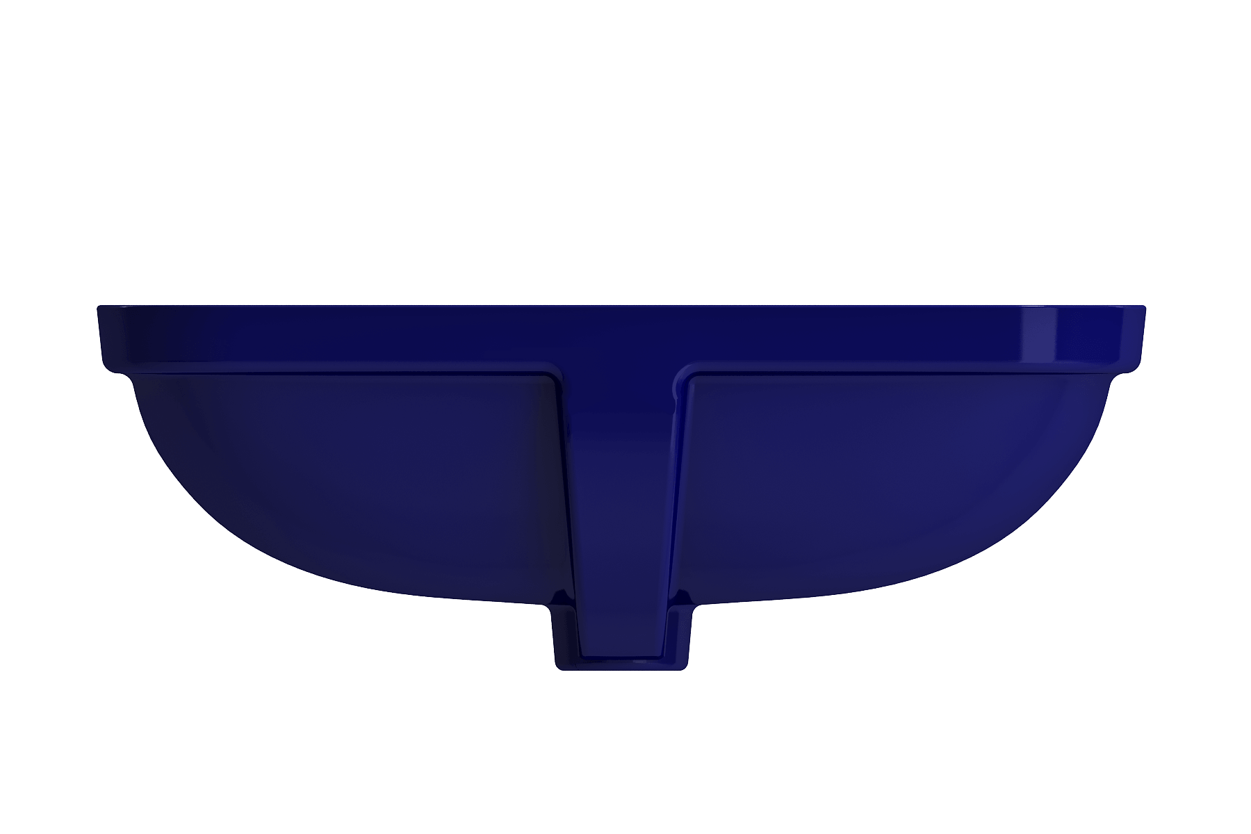 Alternate Image for BOCCHI Scala 22" Rectangle Undermount Fireclay Bathroom Sink, Sapphire Blue, 1006-010-0125