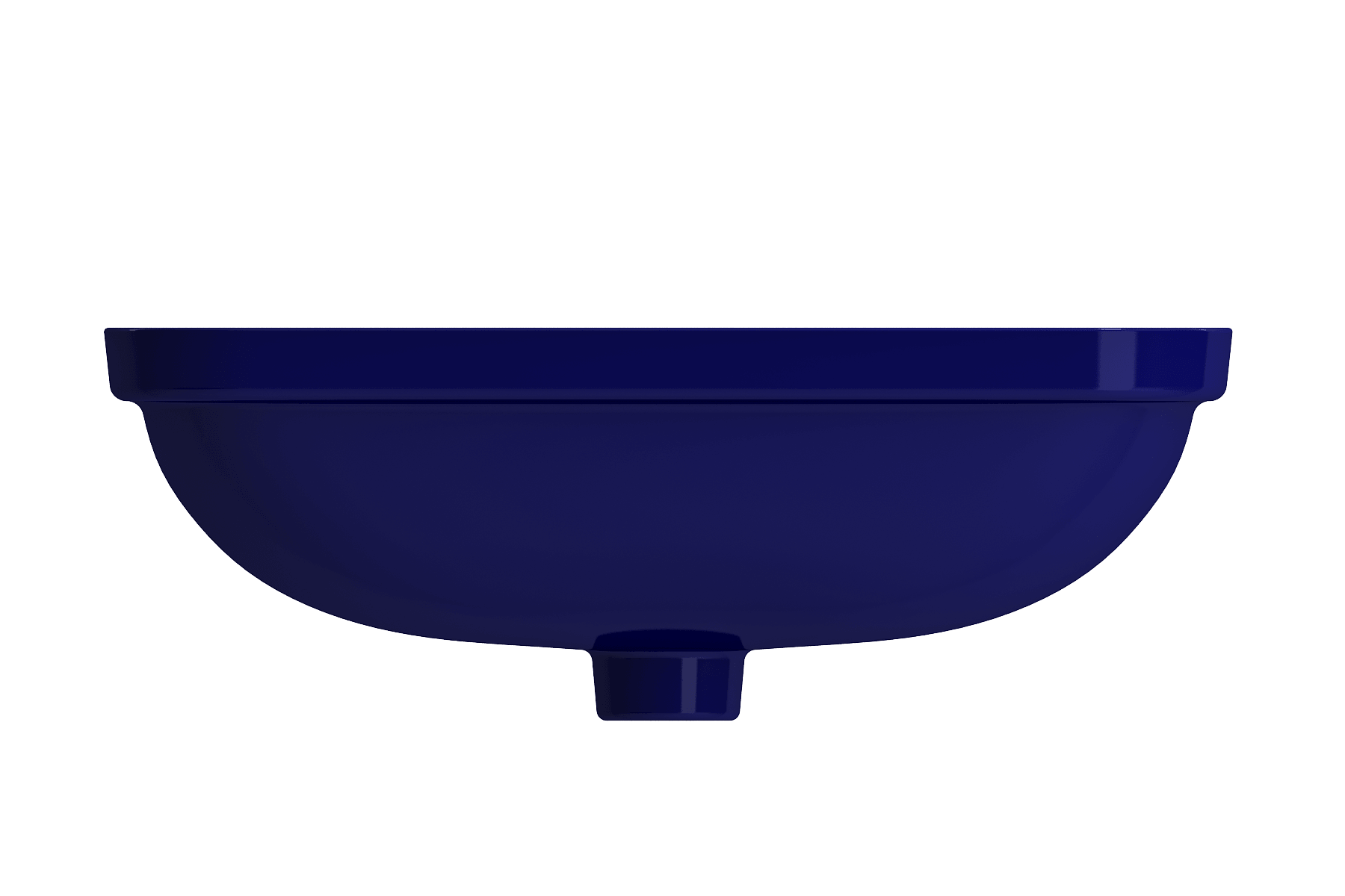 Alternate Image for BOCCHI Scala 22" Rectangle Undermount Fireclay Bathroom Sink, Sapphire Blue, 1006-010-0125