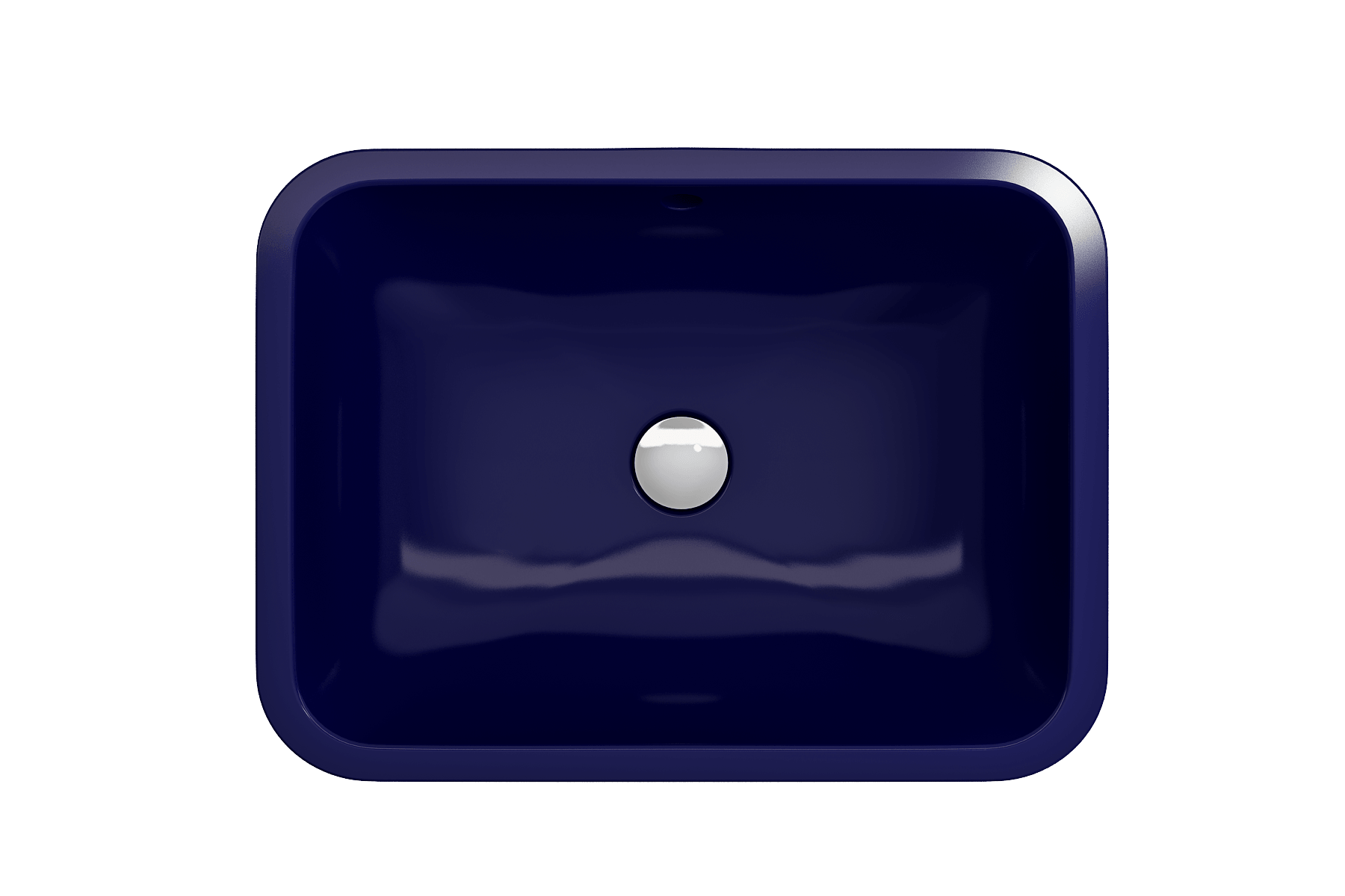 Alternate Image for BOCCHI Scala 22" Rectangle Undermount Fireclay Bathroom Sink, Sapphire Blue, 1006-010-0125