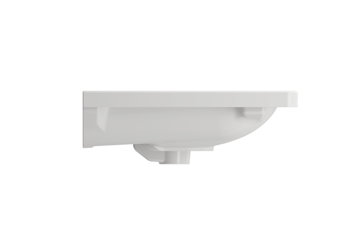 Alternate Image for BOCCHI Taormina 34" Rectangle Wallmount Fireclay Bathroom Sink, White, Single Faucet Hole, 1008-001-0126