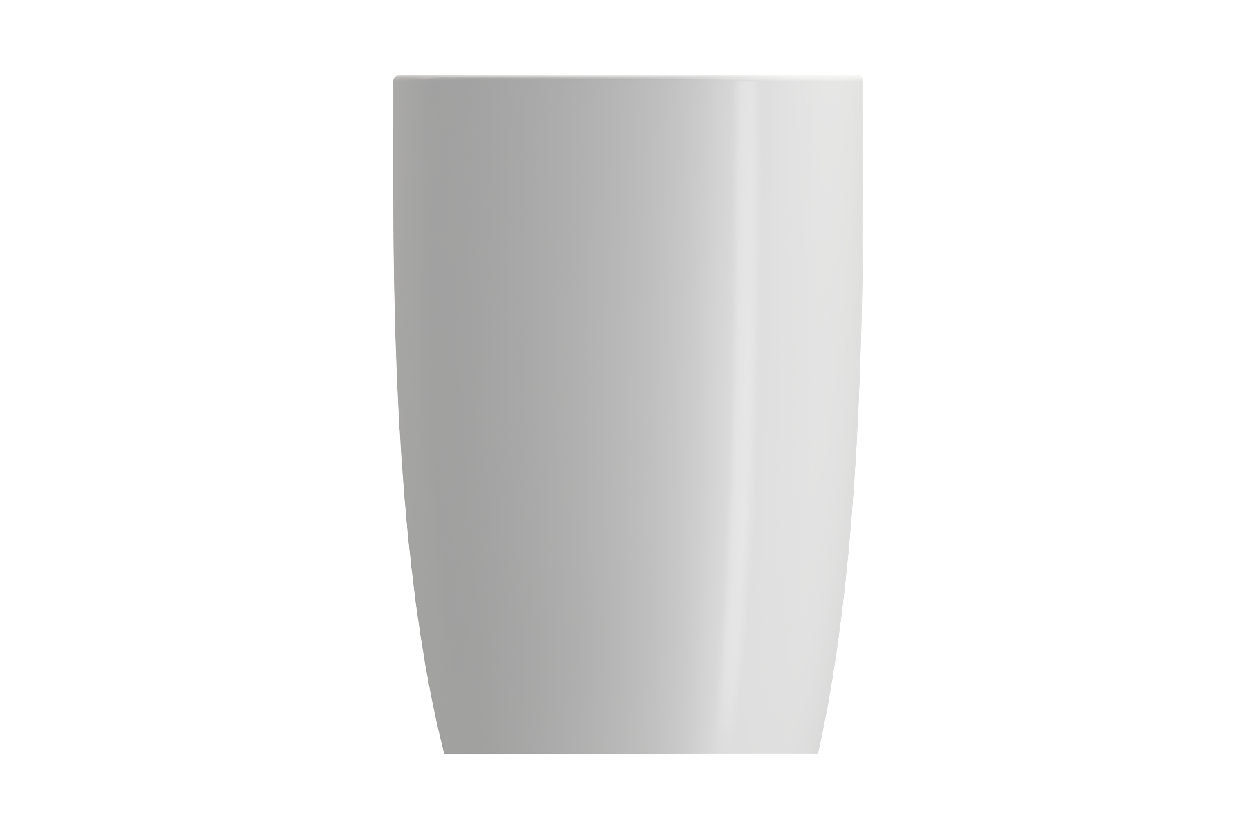 Alternate Image for BOCCHI Etna 23" Palette Shaped Monoblock Pedestal Fireclay Bathroom Sink, Matte White, 1075-002-0125