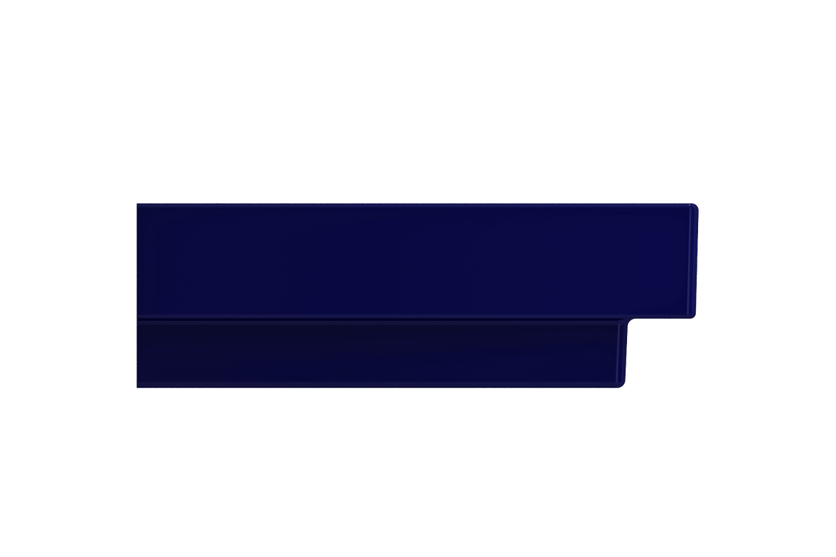 Alternate Image for BOCCHI Scala 24" Rectangle Wallmount Fireclay Bathroom Sink, Sapphire Blue, Single Faucet Hole, 1077-010-0126