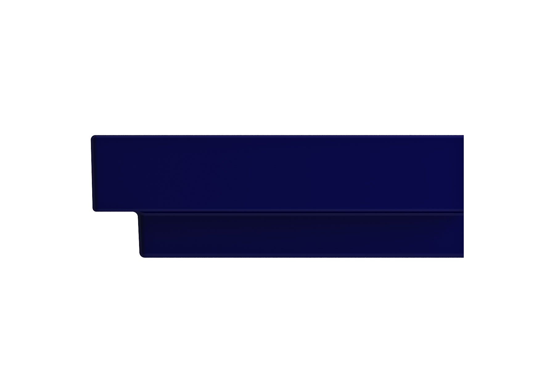 Alternate Image for BOCCHI Scala 24" Rectangle Wallmount Fireclay Bathroom Sink, Sapphire Blue, 3 Faucet Hole, 1077-010-0127