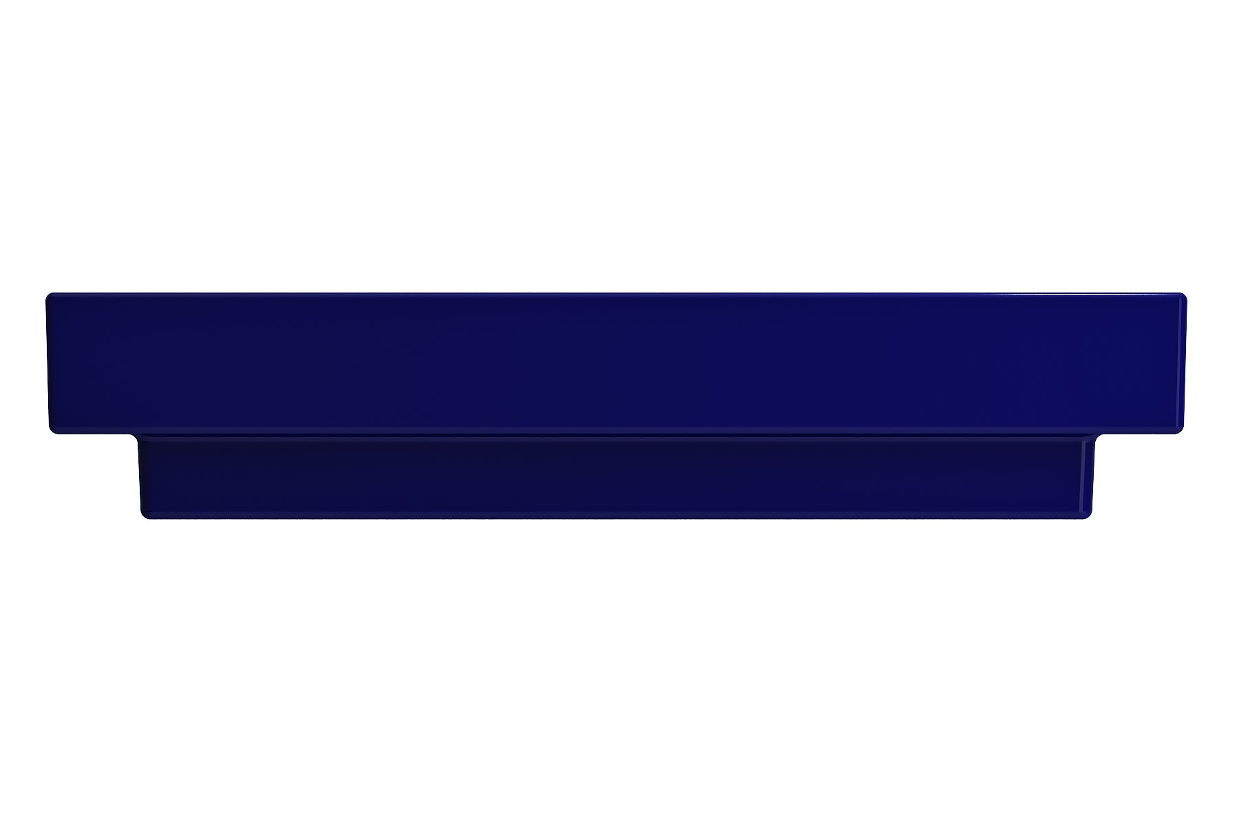 Alternate Image for BOCCHI Scala 32" Rectangle Wallmount Fireclay Bathroom Sink, Sapphire Blue, 3 Faucet Hole, 1078-010-0127