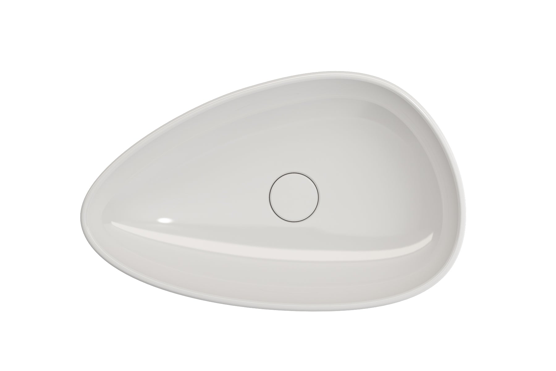 Alternate Image for BOCCHI Etna 23" Palette Shaped Vessel Fireclay Bathroom Sink, White, 1114-001-0125