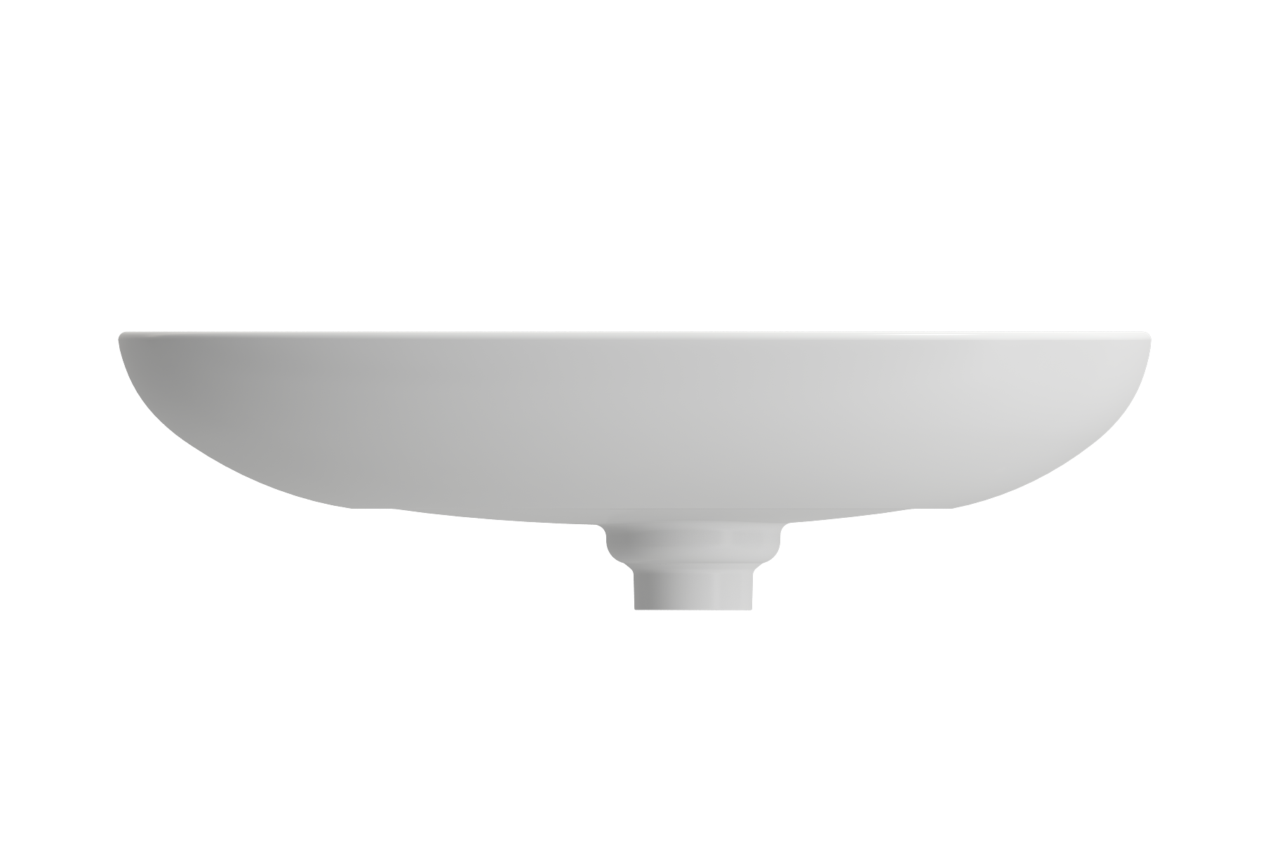 Alternate Image for BOCCHI Etna 23" Palette Shaped Vessel Fireclay Bathroom Sink, Matte White, 1114-002-0125