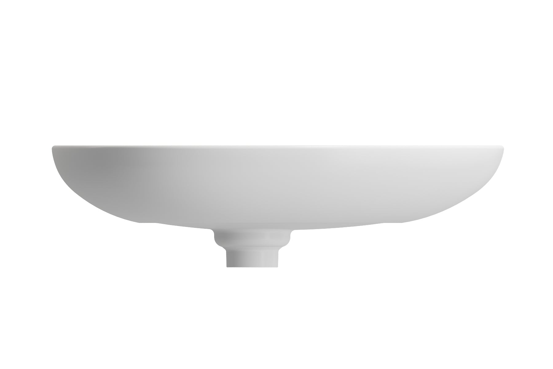 Alternate Image for BOCCHI Etna 23" Palette Shaped Vessel Fireclay Bathroom Sink, Matte White, 1114-002-0125