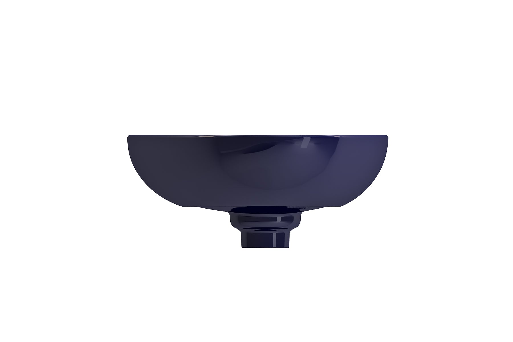 Alternate Image for BOCCHI Etna 23" Palette Shaped Vessel Fireclay Bathroom Sink, Sapphire Blue, 1114-010-0125