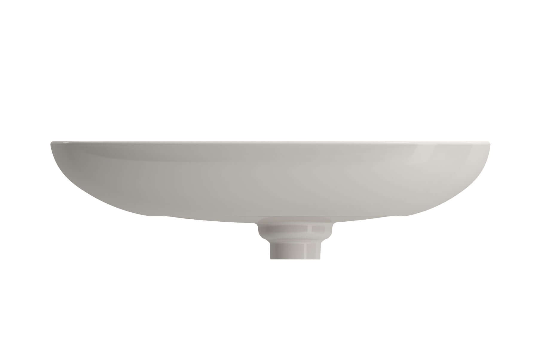 Alternate Image for BOCCHI Etna 23" Palette Shaped Vessel Fireclay Bathroom Sink, Biscuit, 1114-014-0125