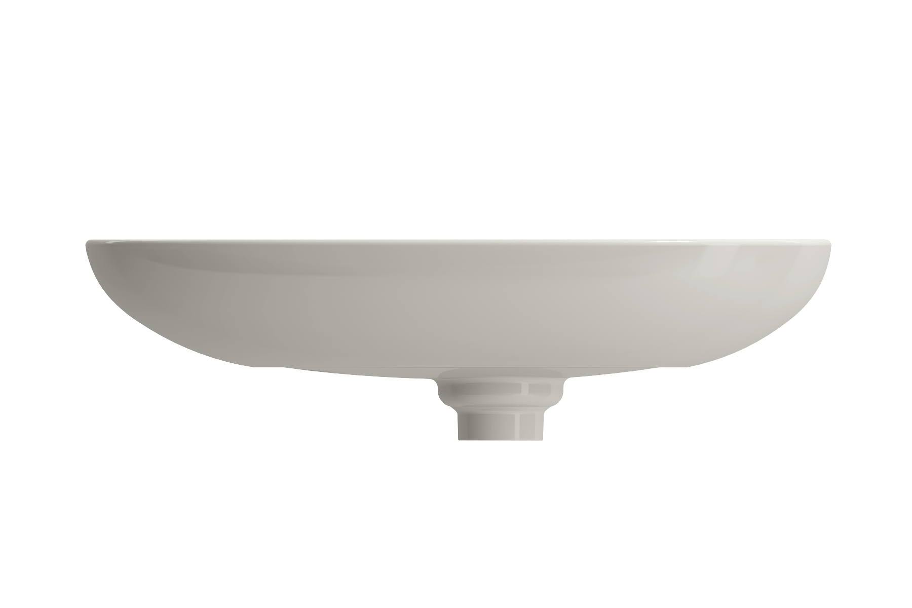 Alternate Image for BOCCHI Etna 23" Palette Shaped Vessel Fireclay Bathroom Sink, Biscuit, 1114-014-0125