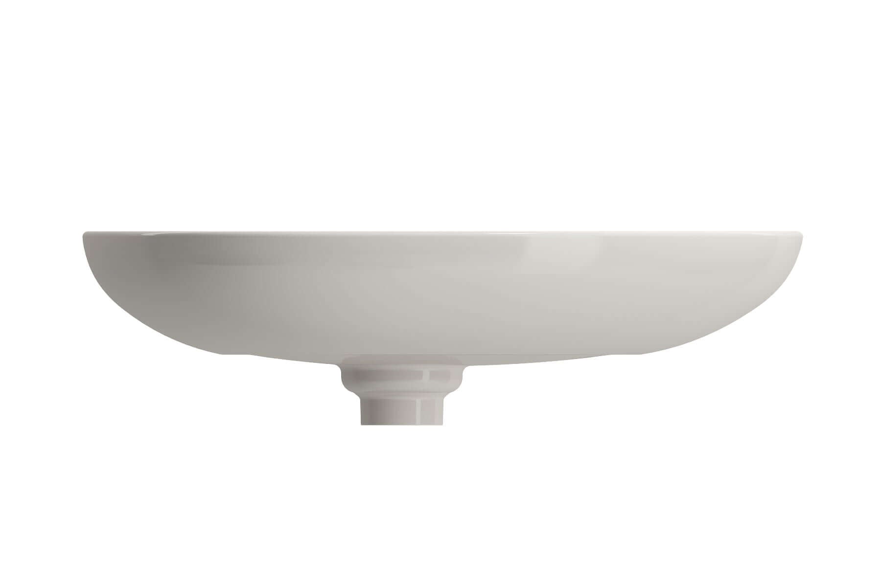 Alternate Image for BOCCHI Etna 23" Palette Shaped Vessel Fireclay Bathroom Sink, Biscuit, 1114-014-0125