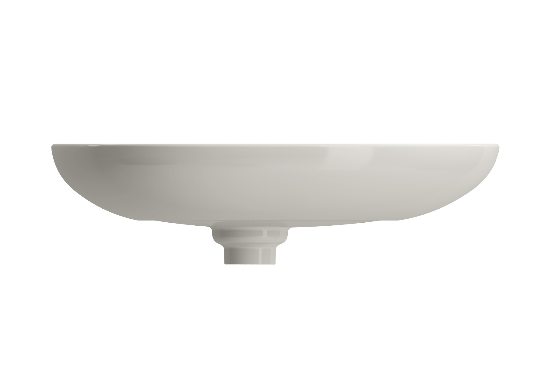 Alternate Image for BOCCHI Etna 23" Palette Shaped Vessel Fireclay Bathroom Sink, Biscuit, 1114-014-0125