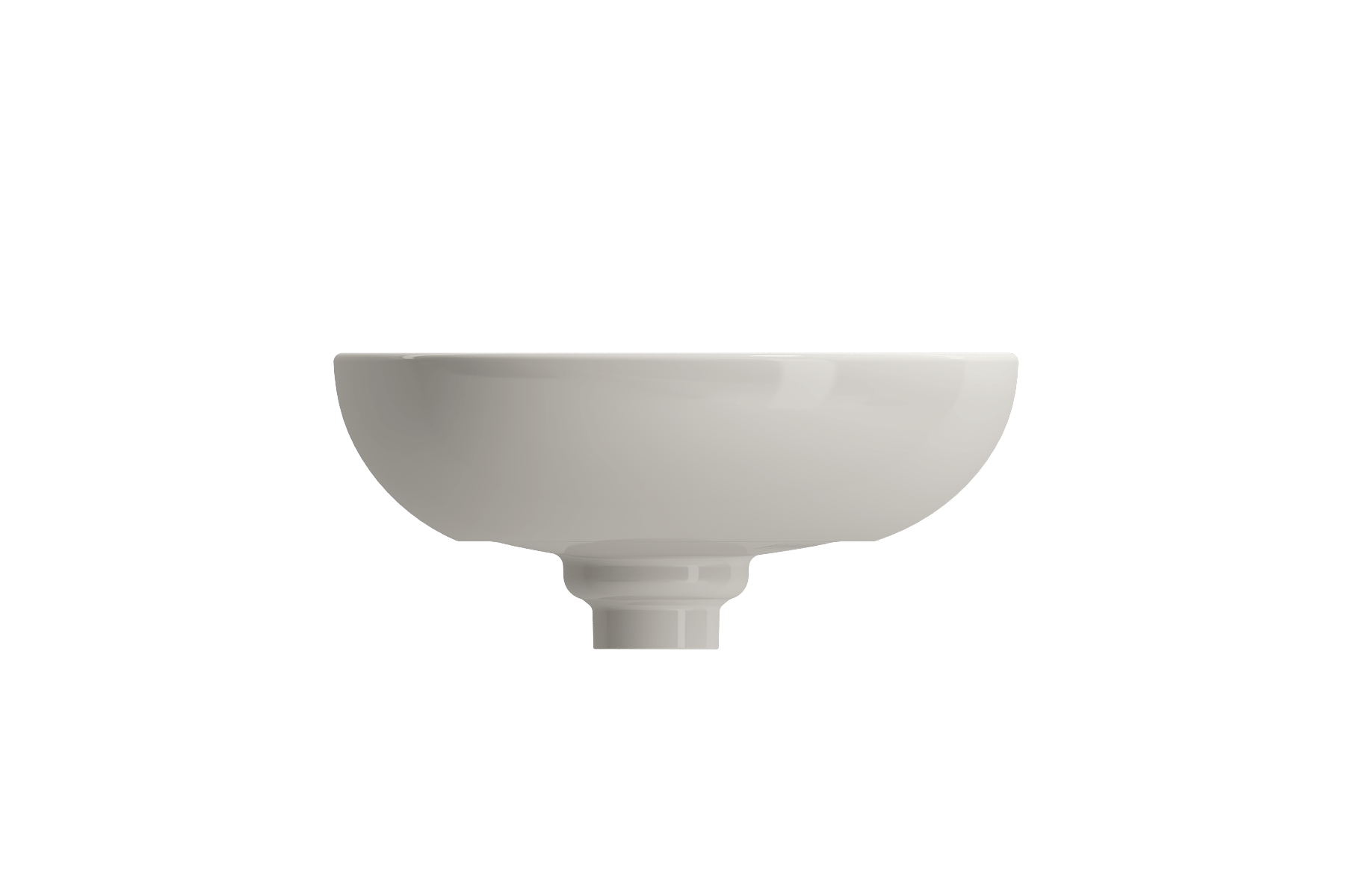 Alternate Image for BOCCHI Etna 23" Palette Shaped Vessel Fireclay Bathroom Sink, Biscuit, 1114-014-0125