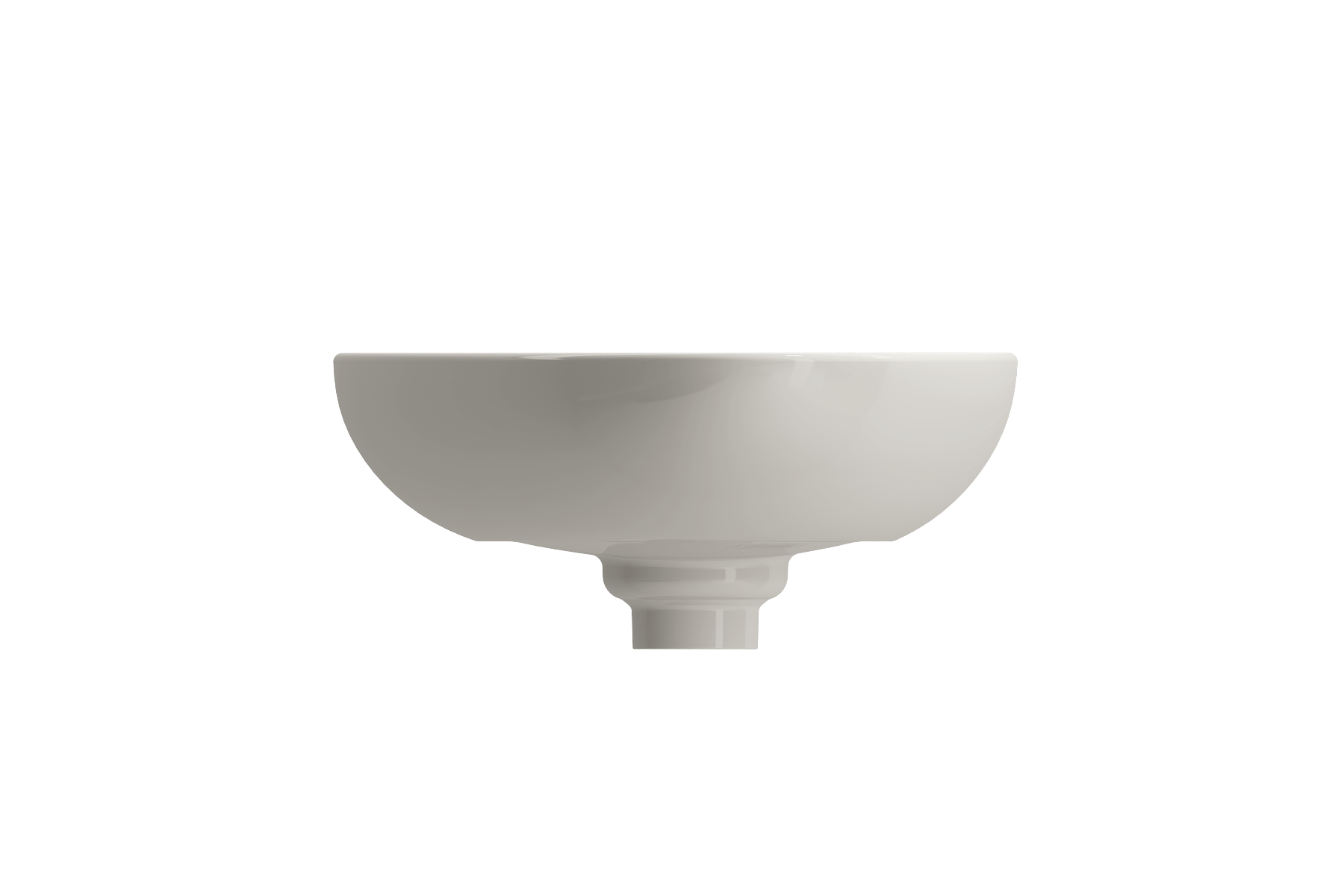 Alternate Image for BOCCHI Etna 23" Palette Shaped Vessel Fireclay Bathroom Sink, Biscuit, 1114-014-0125