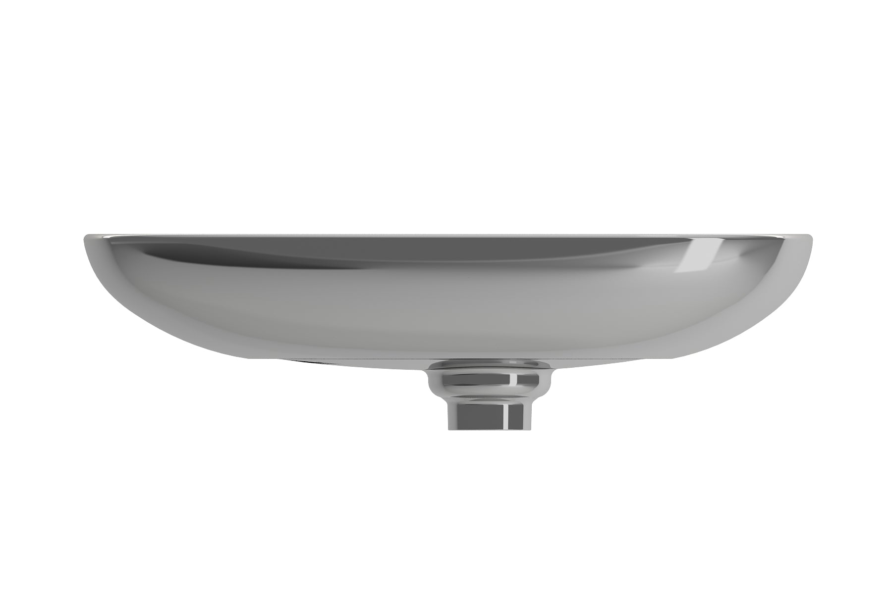 Alternate Image for BOCCHI Etna 23" Palette Shaped Vessel Fireclay Bathroom Sink, Platinum, 1114-401-0125