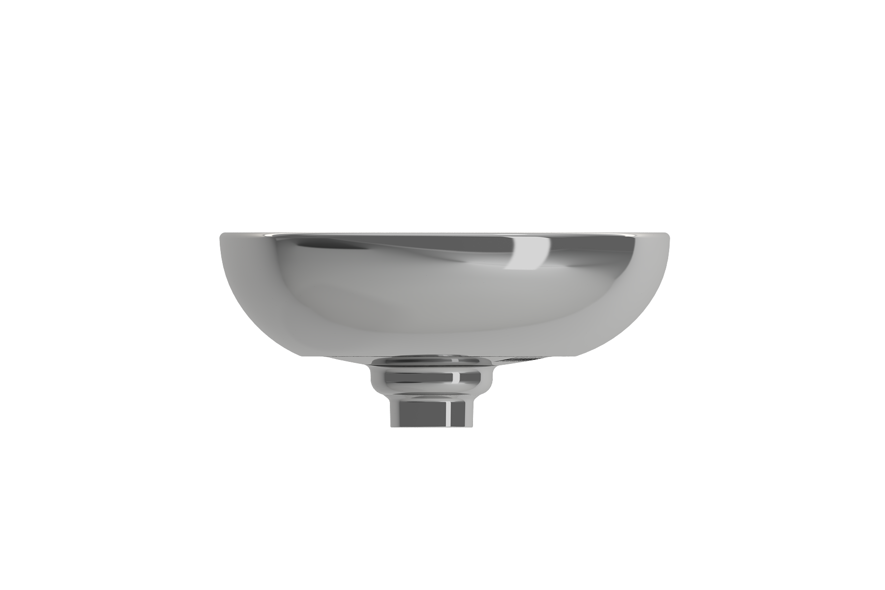 Alternate Image for BOCCHI Etna 23" Palette Shaped Vessel Fireclay Bathroom Sink, Platinum, 1114-401-0125