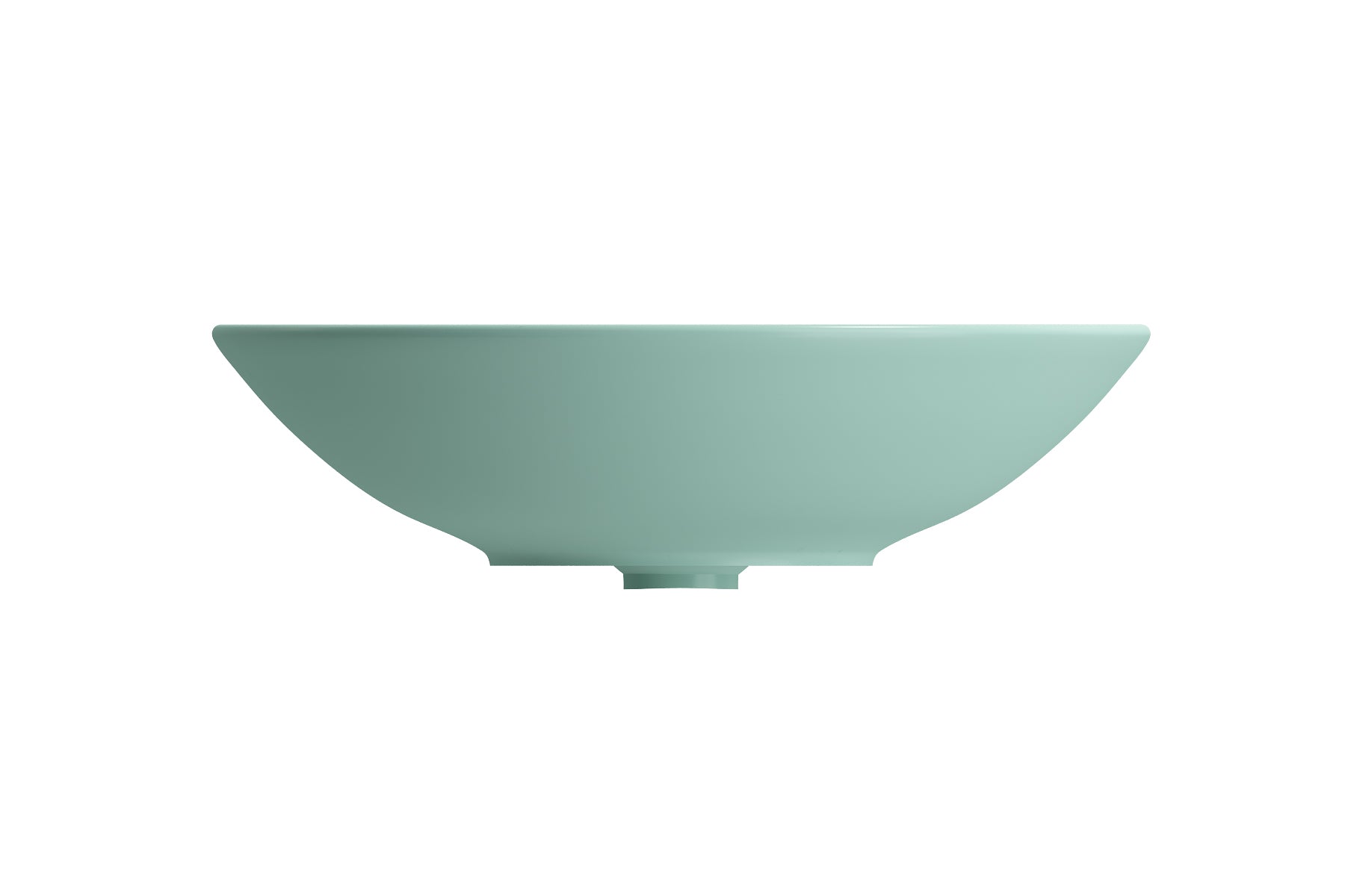 Alternate Image for BOCCHI Venezia 16" Round Vessel Fireclay Bathroom Sink, Matte Mint Green, 1120-033-0125