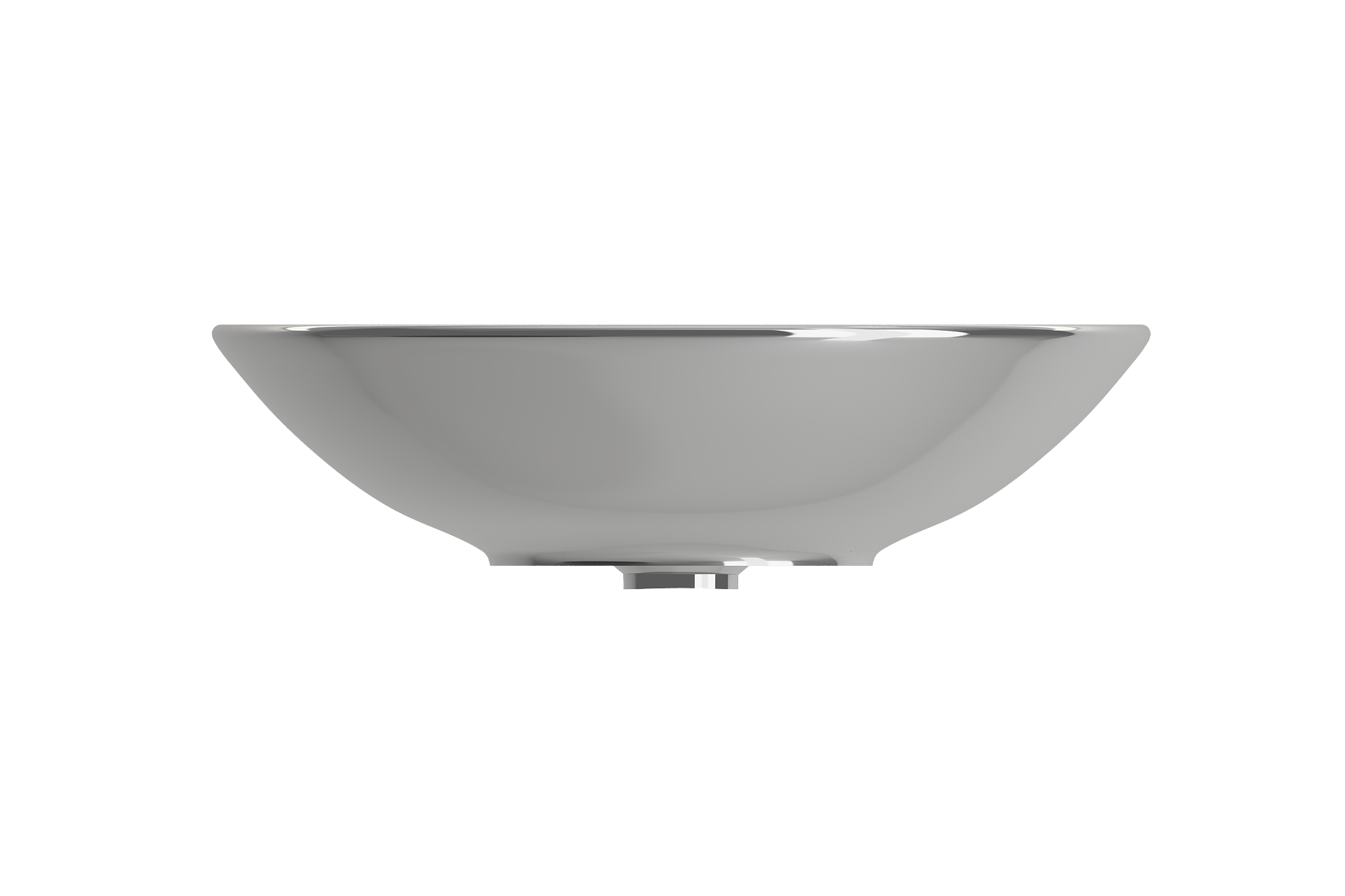 Alternate Image for BOCCHI Venezia 16" Round Vessel Fireclay Bathroom Sink, Platinum, 1120-401-0125