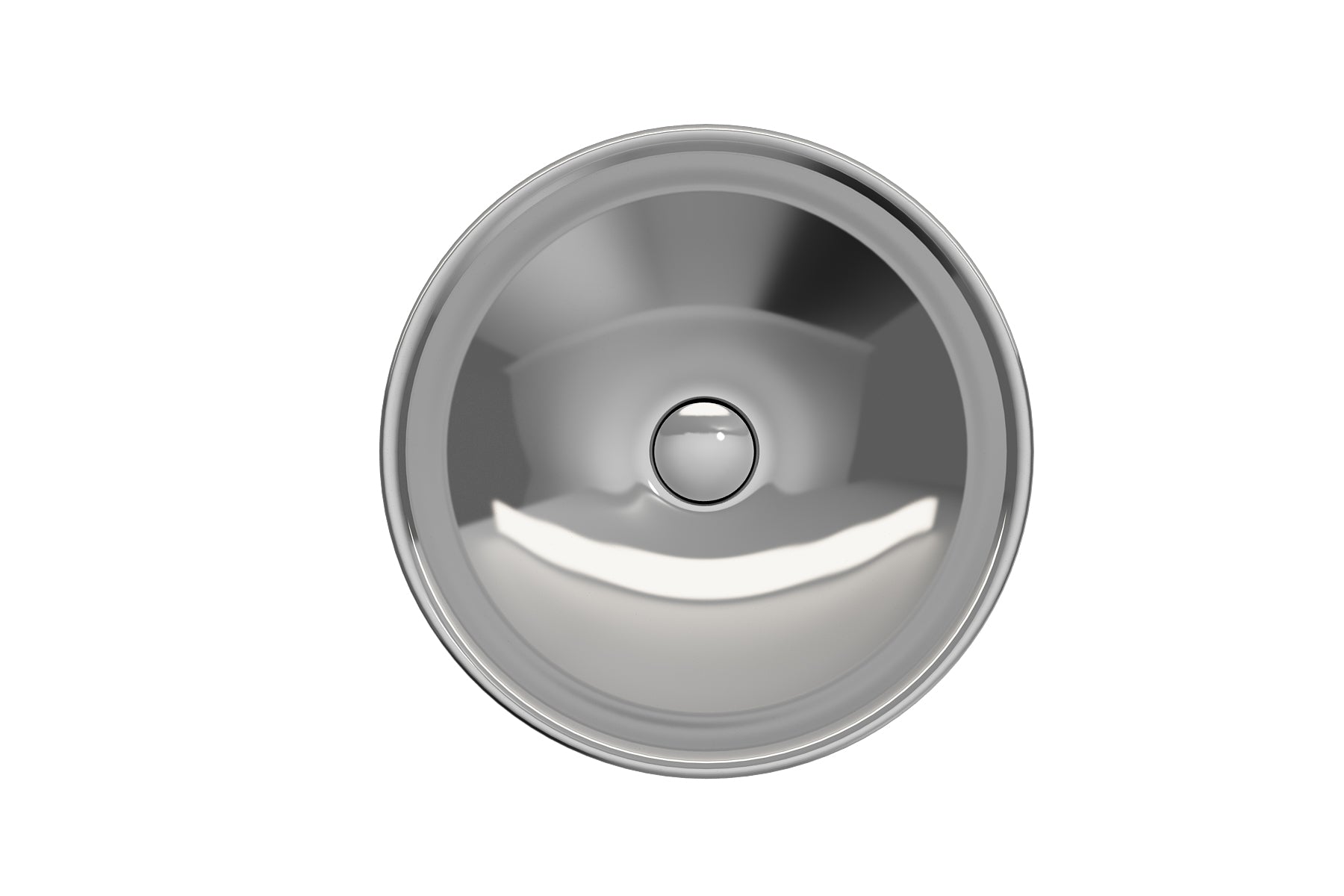 Alternate Image for BOCCHI Venezia 16" Round Vessel Fireclay Bathroom Sink, Platinum, 1120-401-0125
