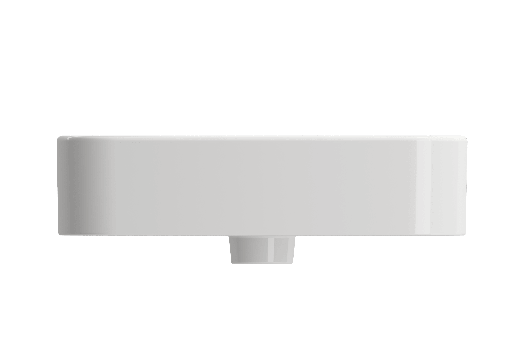 Alternate Image for BOCCHI Parma 20" Rectangle Wallmount Fireclay Bathroom Sink, White, Single Faucet Hole, 1122-001-0126