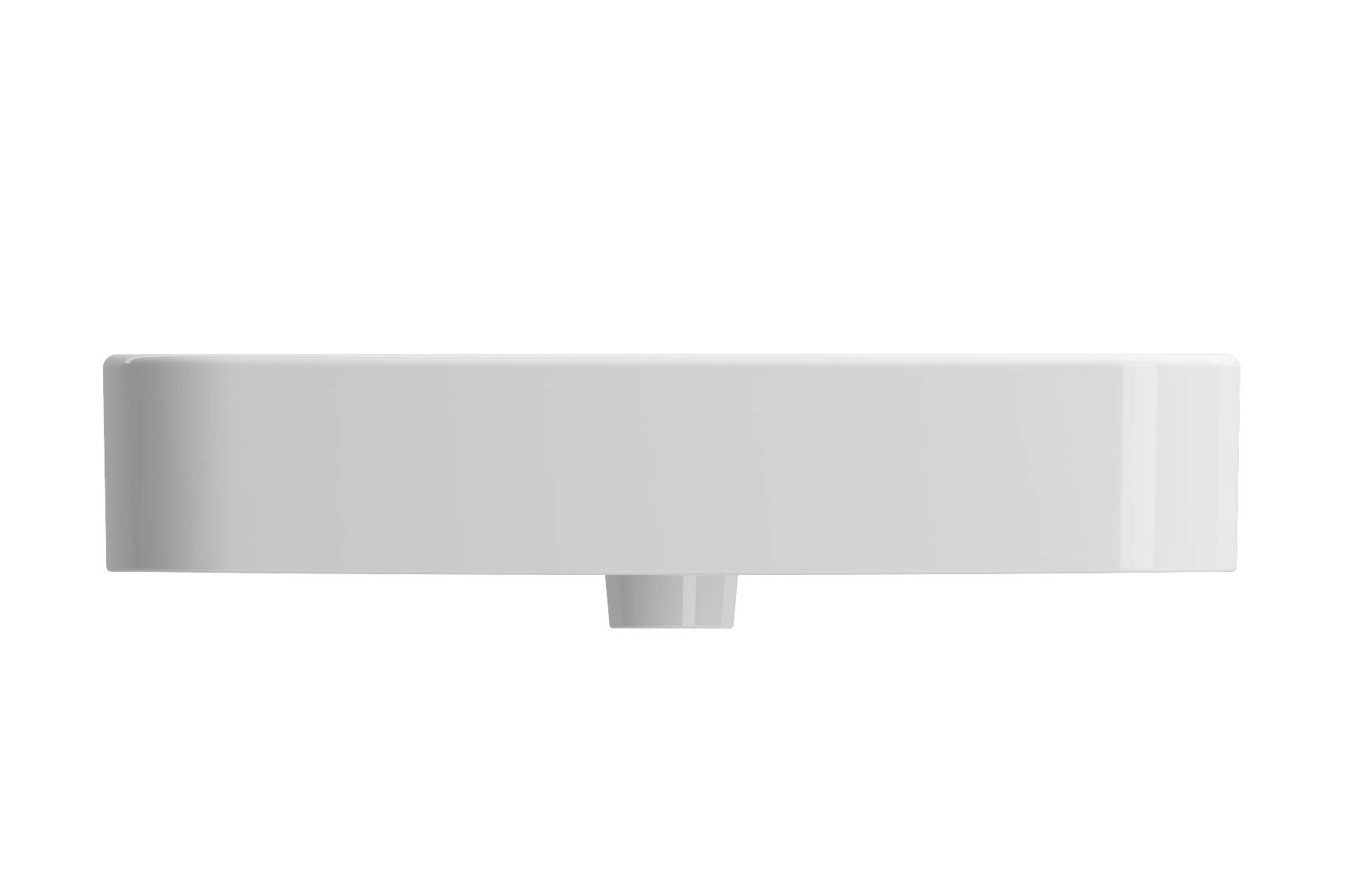 Alternate Image for BOCCHI Parma 26" Rectangle Wallmount Fireclay Bathroom Sink, White, 3 Faucet Hole, 1123-001-0127