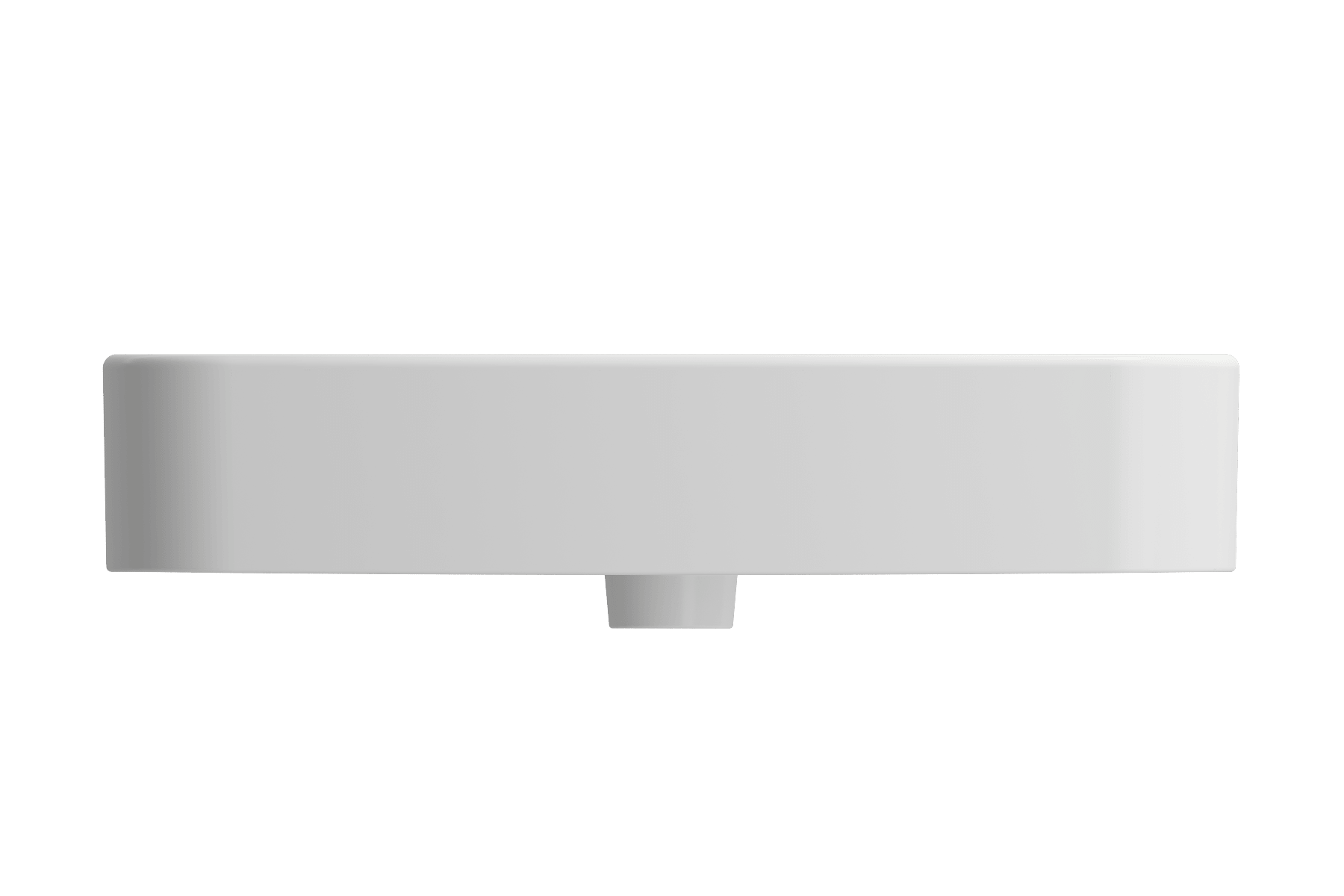 Alternate Image for BOCCHI Parma 26" Rectangle Wallmount Fireclay Bathroom Sink, Matte White, Single Faucet Hole, 1123-002-0126