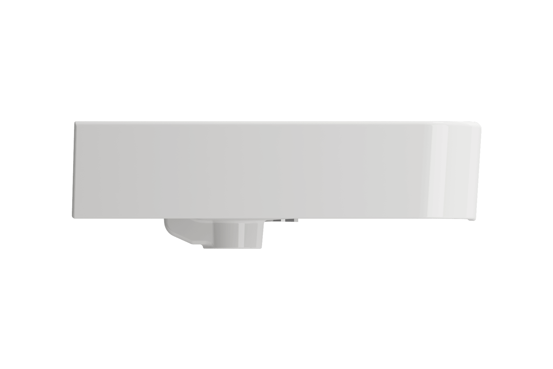 Alternate Image for BOCCHI Parma 34" Rectangle Wallmount Fireclay Bathroom Sink, White, 3 Faucet Hole, 1124-001-0127