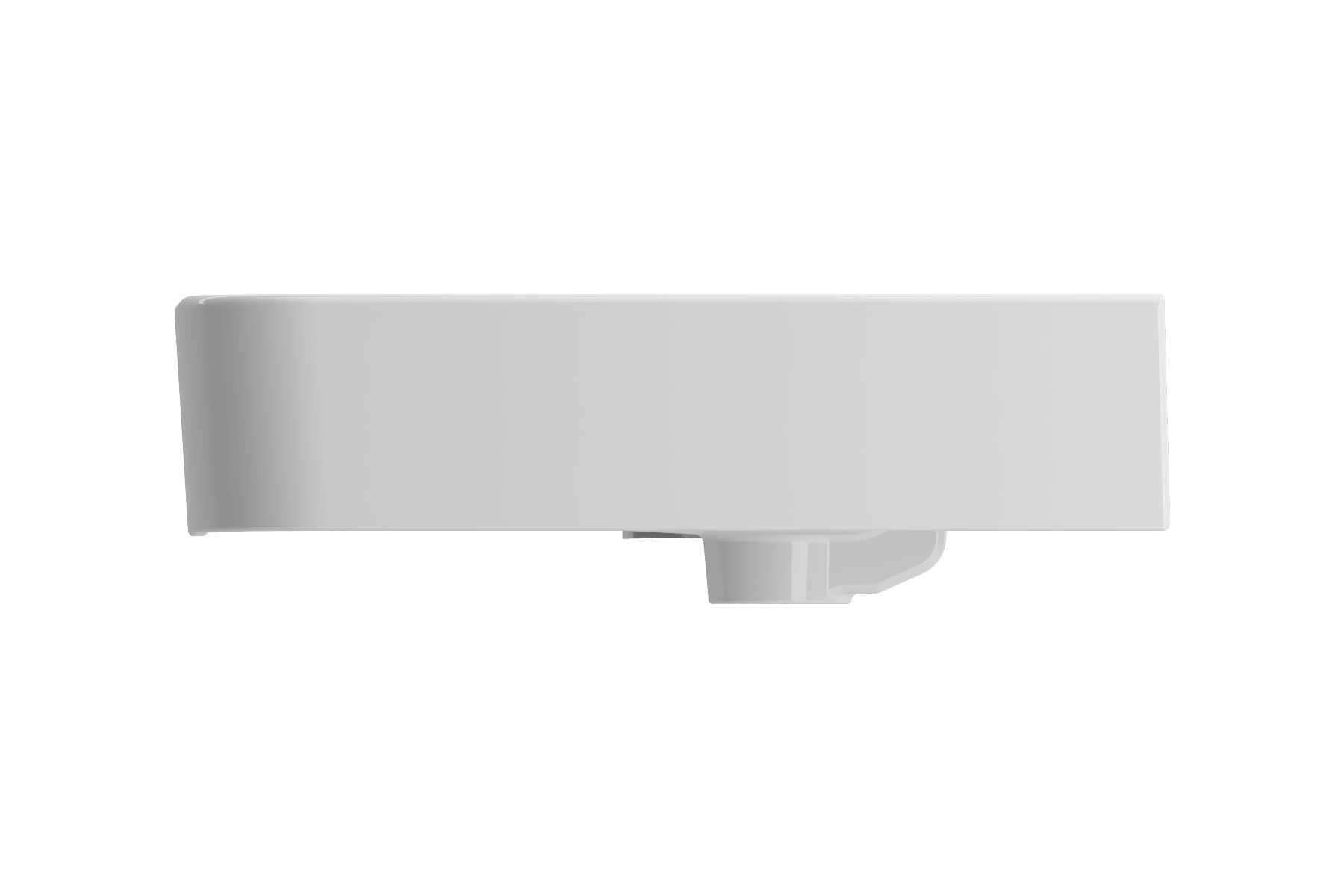 Alternate Image for BOCCHI Parma 34" Rectangle Wallmount Fireclay Bathroom Sink, White, 3 Faucet Hole, 1124-001-0127