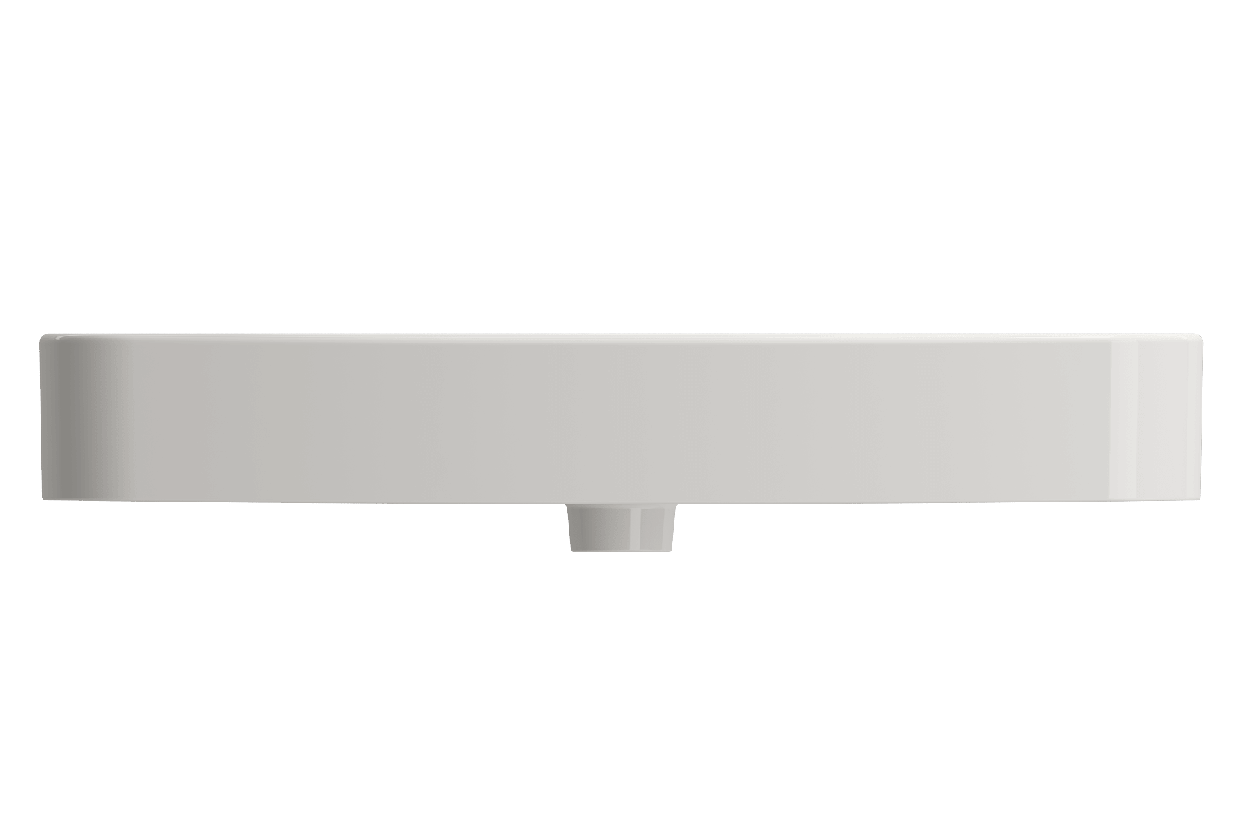 Alternate Image for BOCCHI Parma 34" Rectangle Wallmount Fireclay Bathroom Sink, Biscuit, Single Faucet Hole, 1124-014-0126