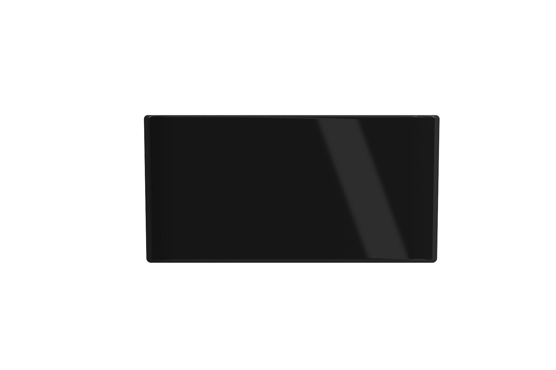Alternate Image for BOCCHI Classico 20" Fireclay Farmhouse Apron Single Bowl Kitchen Sink, Black, 1136-005-0120