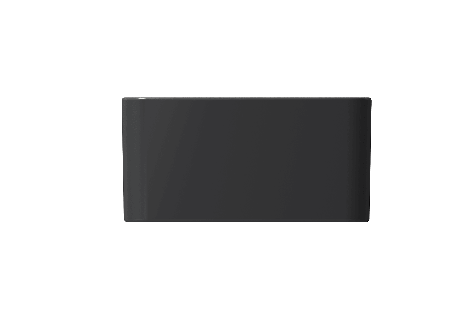 Alternate Image for BOCCHI Classico 20" Fireclay Farmhouse Apron Single Bowl Kitchen Sink, Matte Dark Gray, 1136-020-0120
