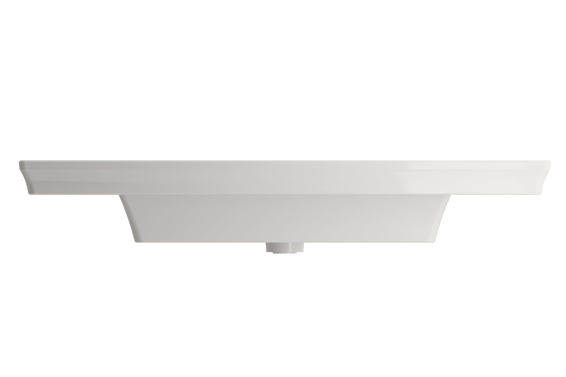 Alternate Image for BOCCHI Lavita 40" Rectangle Wallmount Fireclay Bathroom Sink, Biscuit, 3 Faucet Hole, 1168-014-0127