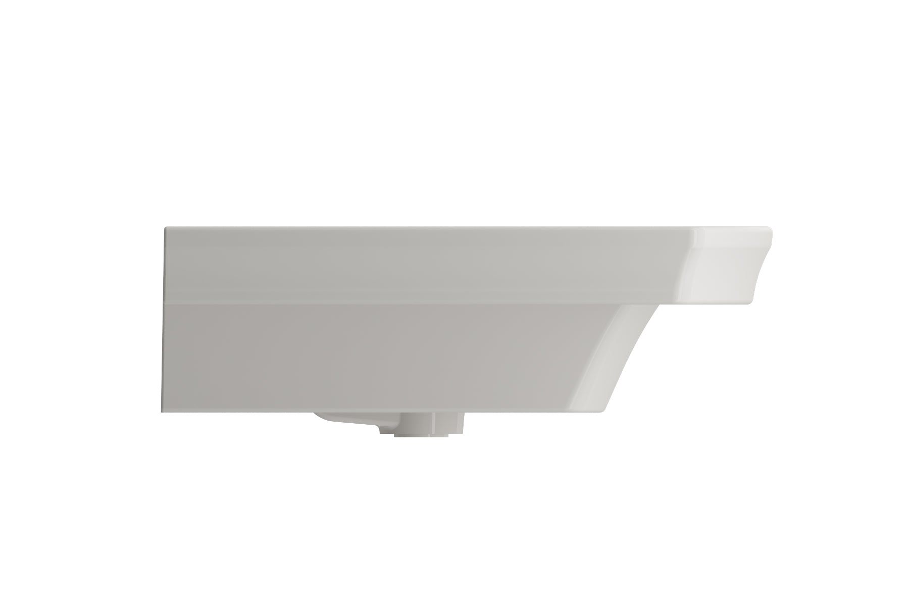 Alternate Image for BOCCHI Lavita 40" Rectangle Wallmount Fireclay Bathroom Sink, Biscuit, 3 Faucet Hole, 1168-014-0127