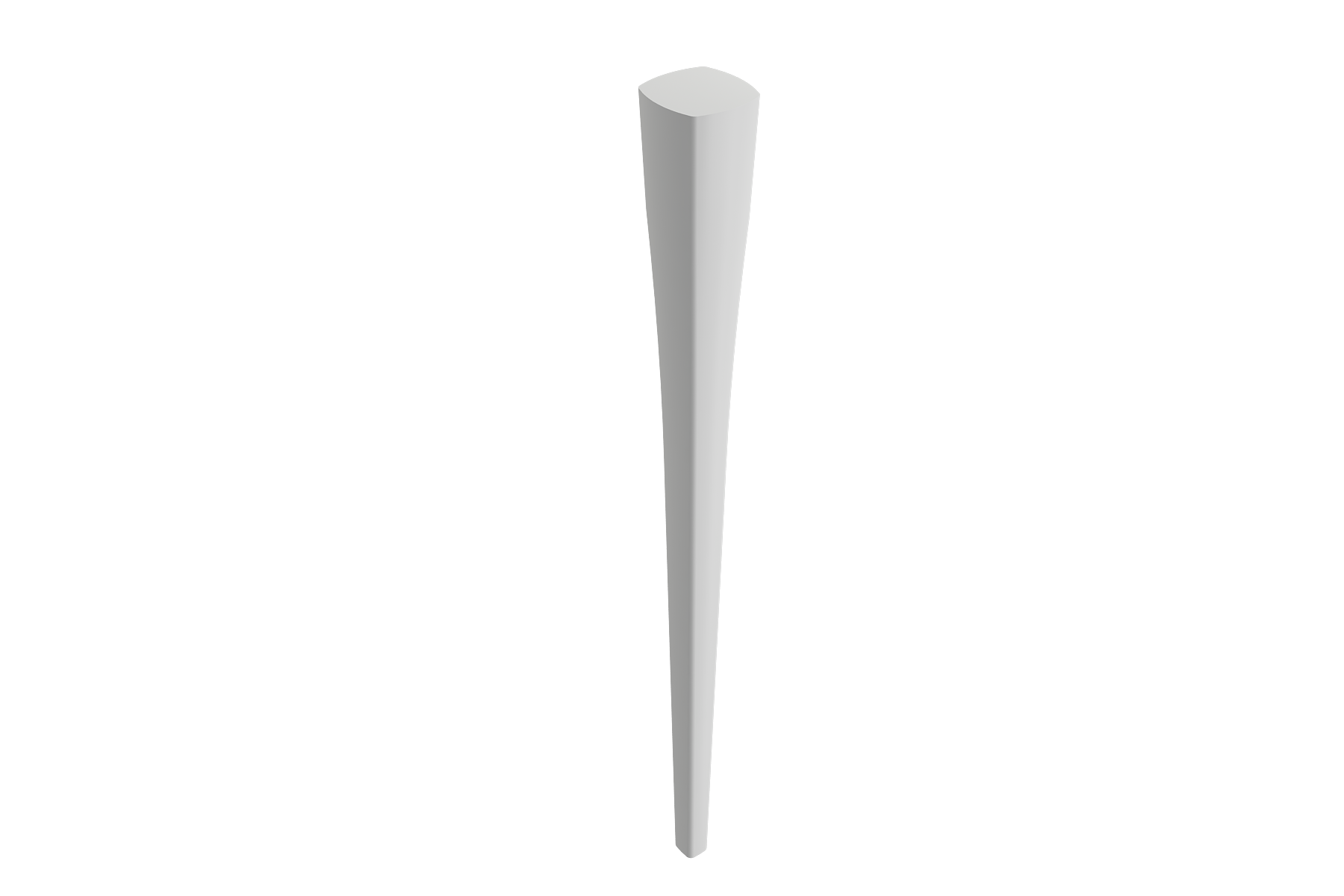 Alternate Image for BOCCHI Lavita Console Leg Set Fireclay 31 in. in Matte White, 1169-002-0320