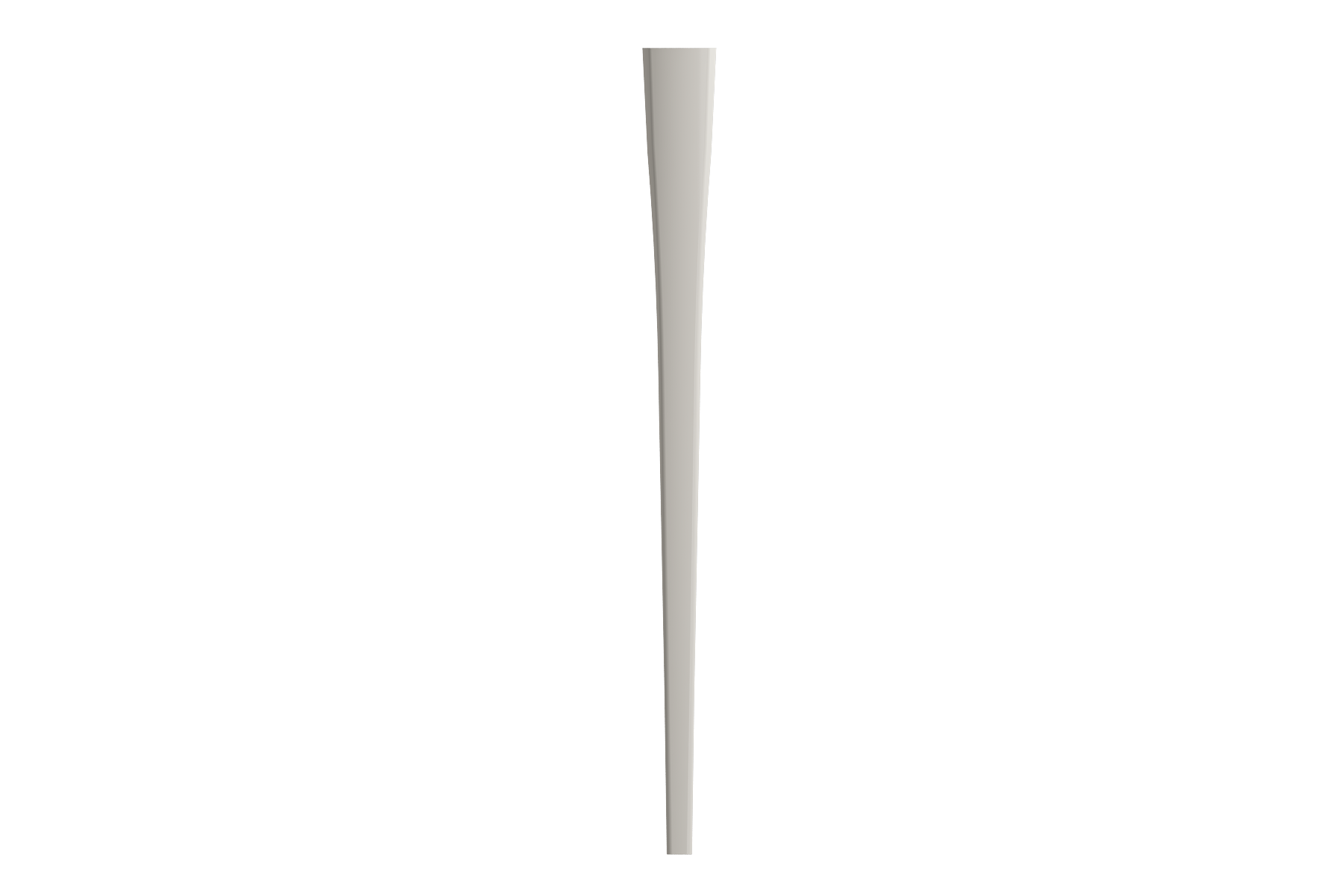 Alternate Image for BOCCHI Lavita Console Leg Set Fireclay 31 in. in Biscuit, 1169-014-0320