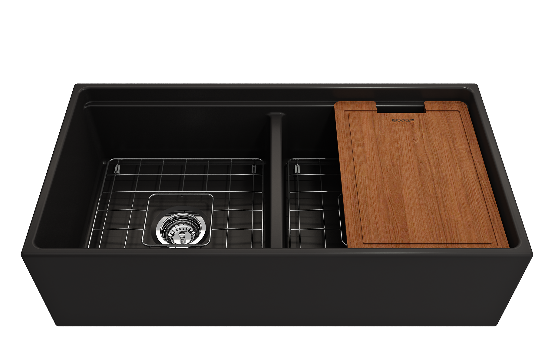 Alternate Image for BOCCHI Wooden Cutting Board with Handle - Sapron Frontele, 2320 0001