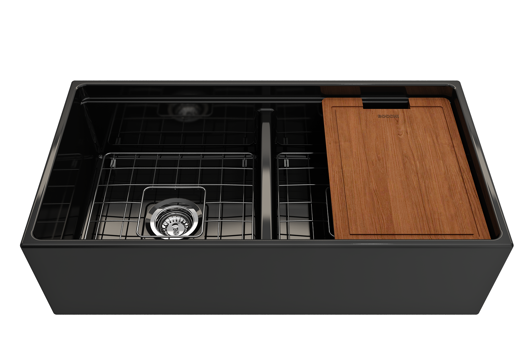 Alternate Image for BOCCHI Wooden Cutting Board with Handle - Sapron Frontele, 2320 0001