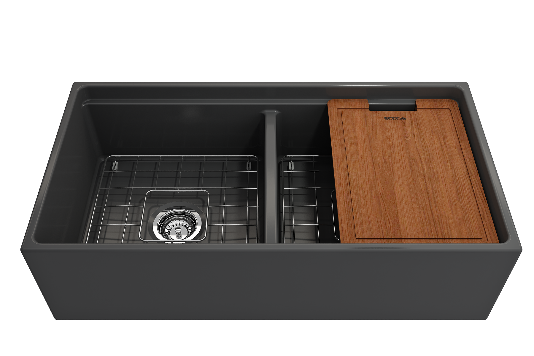 Alternate Image for BOCCHI Wooden Cutting Board with Handle - Sapron Frontele, 2320 0001