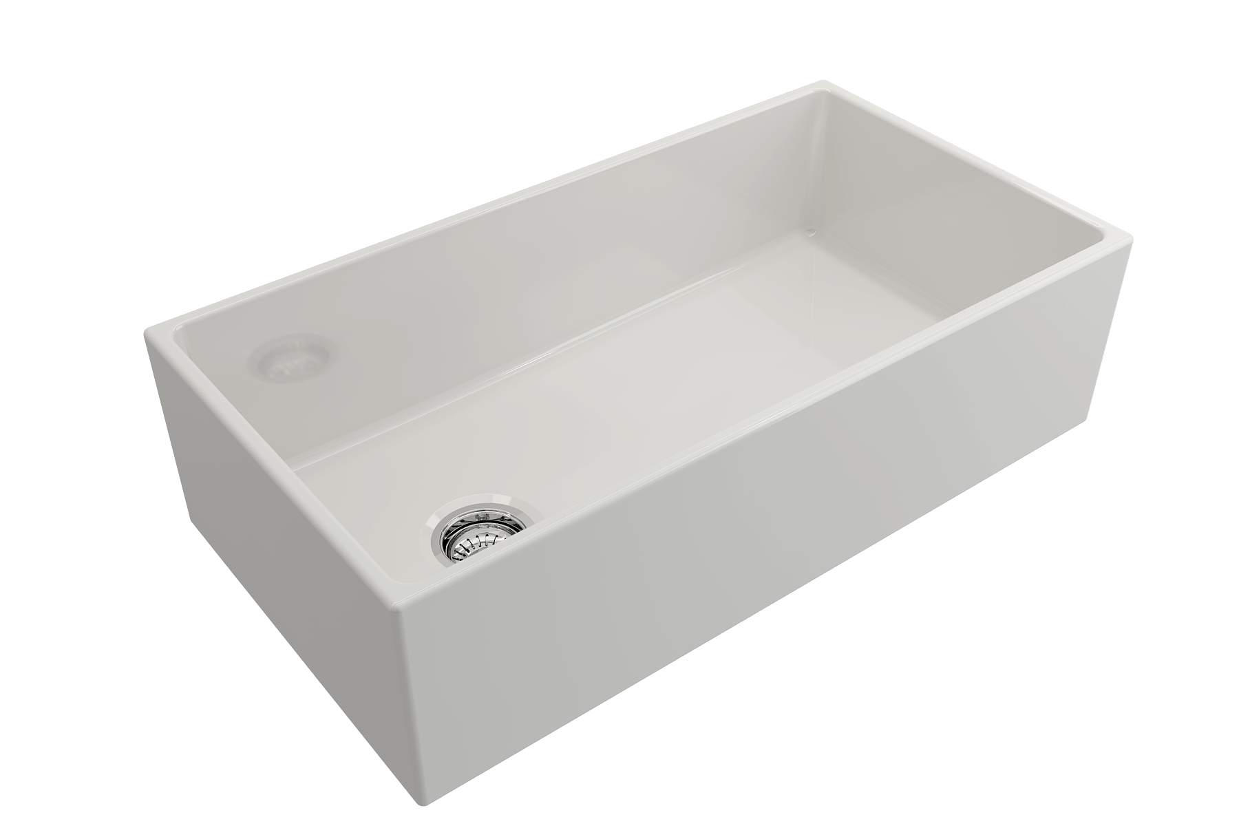 Alternate Image for BOCCHI Contempo 36" Fireclay Farmhouse Apron Single Bowl Kitchen Sink, White, 1354-001-0120