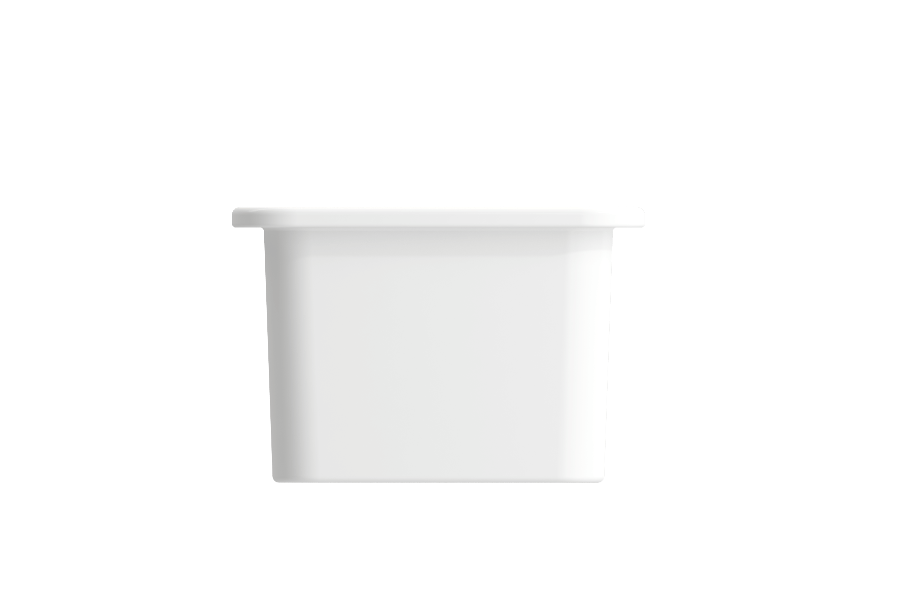 Alternate Image for BOCCHI Sotto 12" Fireclay Undermount Single Bowl Bar Sink with Strainer, Matte White, 1358-002-0120