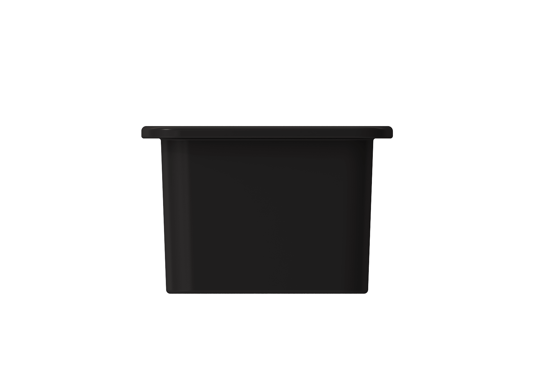 Alternate Image for BOCCHI Sotto 12" Fireclay Undermount Single Bowl Bar Sink with Strainer, Matte Black, 1358-004-0120