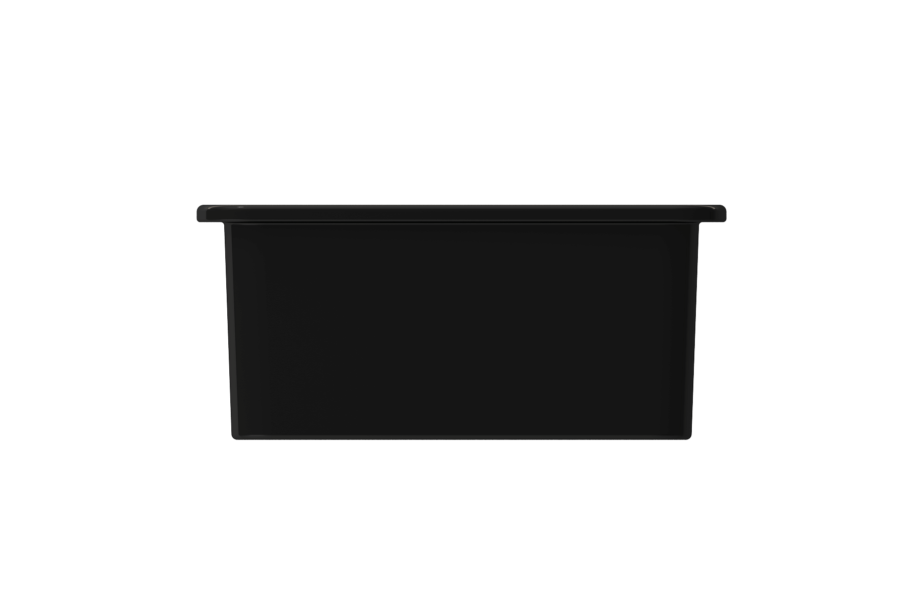 Alternate Image for BOCCHI Sotto 12" Fireclay Undermount Single Bowl Bar Sink with Strainer, Black, 1358-005-0120