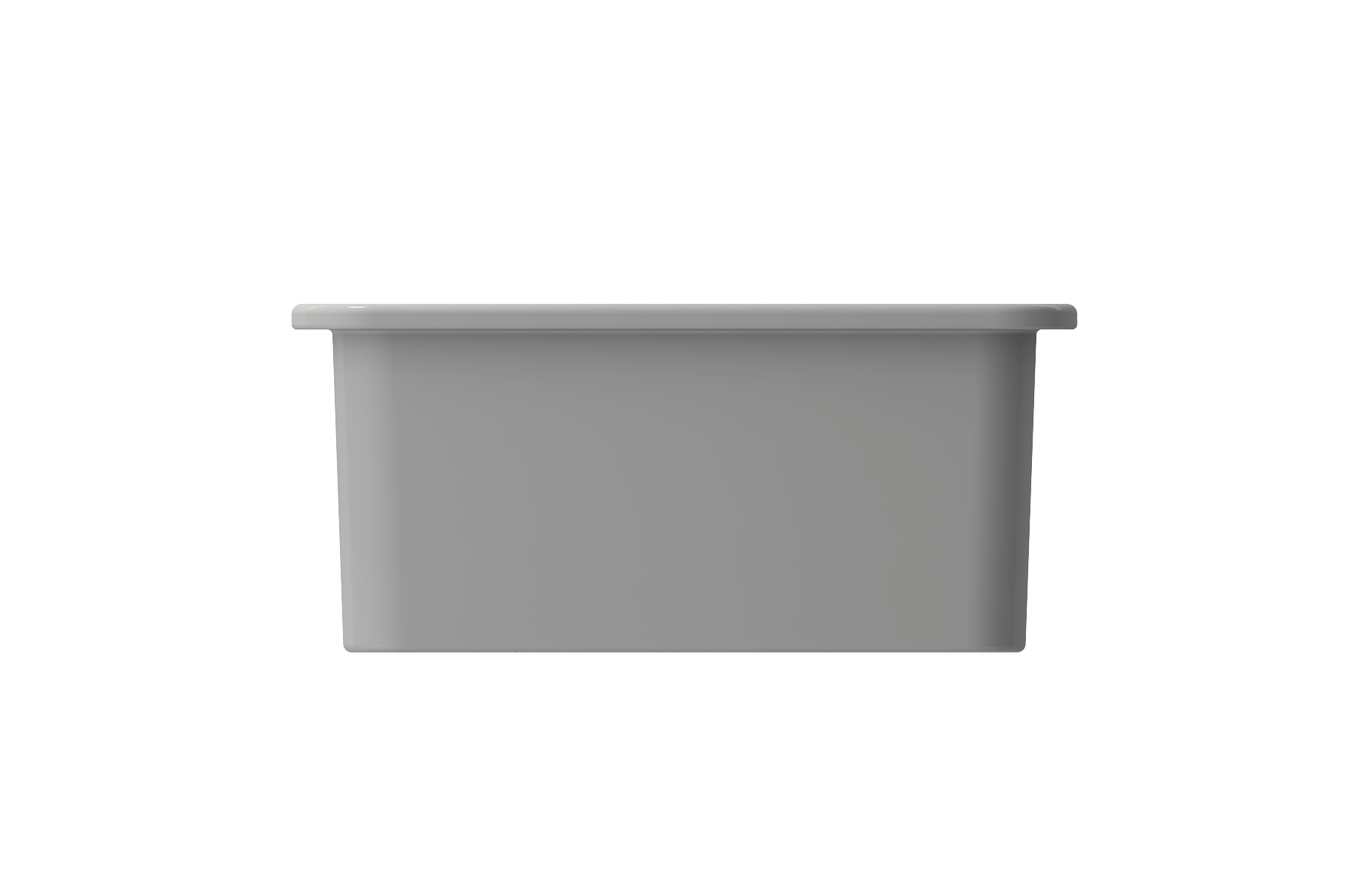 Alternate Image for BOCCHI Sotto 12" Fireclay Undermount Single Bowl Bar Sink with Strainer, Matte Gray, 1358-006-0120