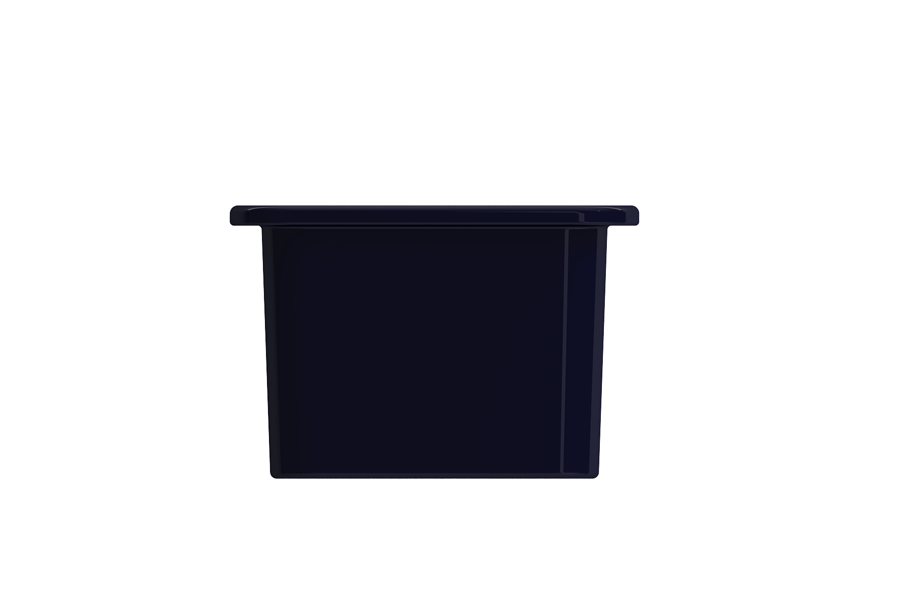 Alternate Image for BOCCHI Sotto 12" Fireclay Undermount Single Bowl Bar Sink with Strainer, Sapphire Blue, 1358-010-0120