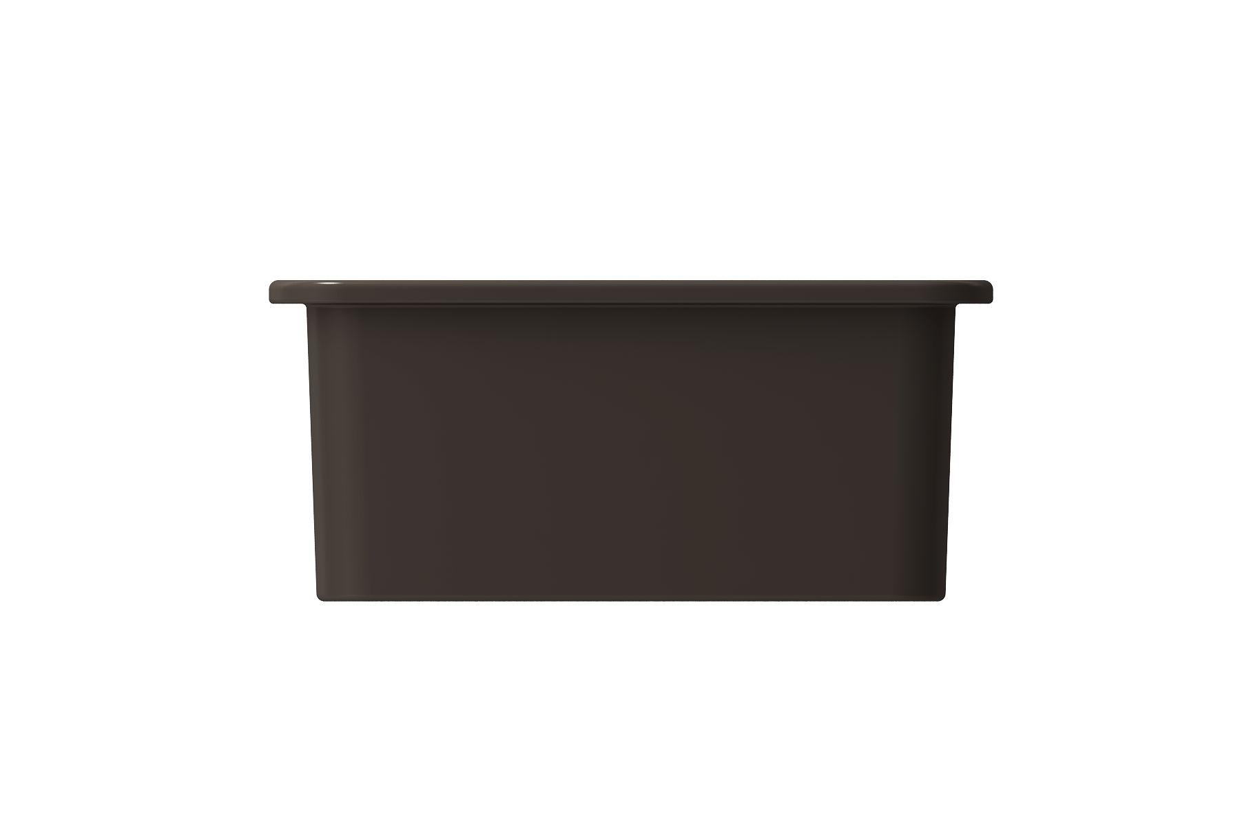 Alternate Image for BOCCHI Sotto 12" Fireclay Undermount Single Bowl Bar Sink with Strainer, Matte Brown, 1358-025-0120
