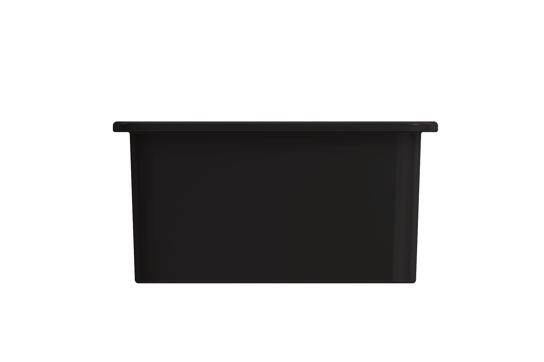 Alternate Image for BOCCHI Sotto 18" Fireclay Undermount Single Bowl Bar Sink with Protective Bottom Grid and Strainer, Matte Black, 1359-004-0120