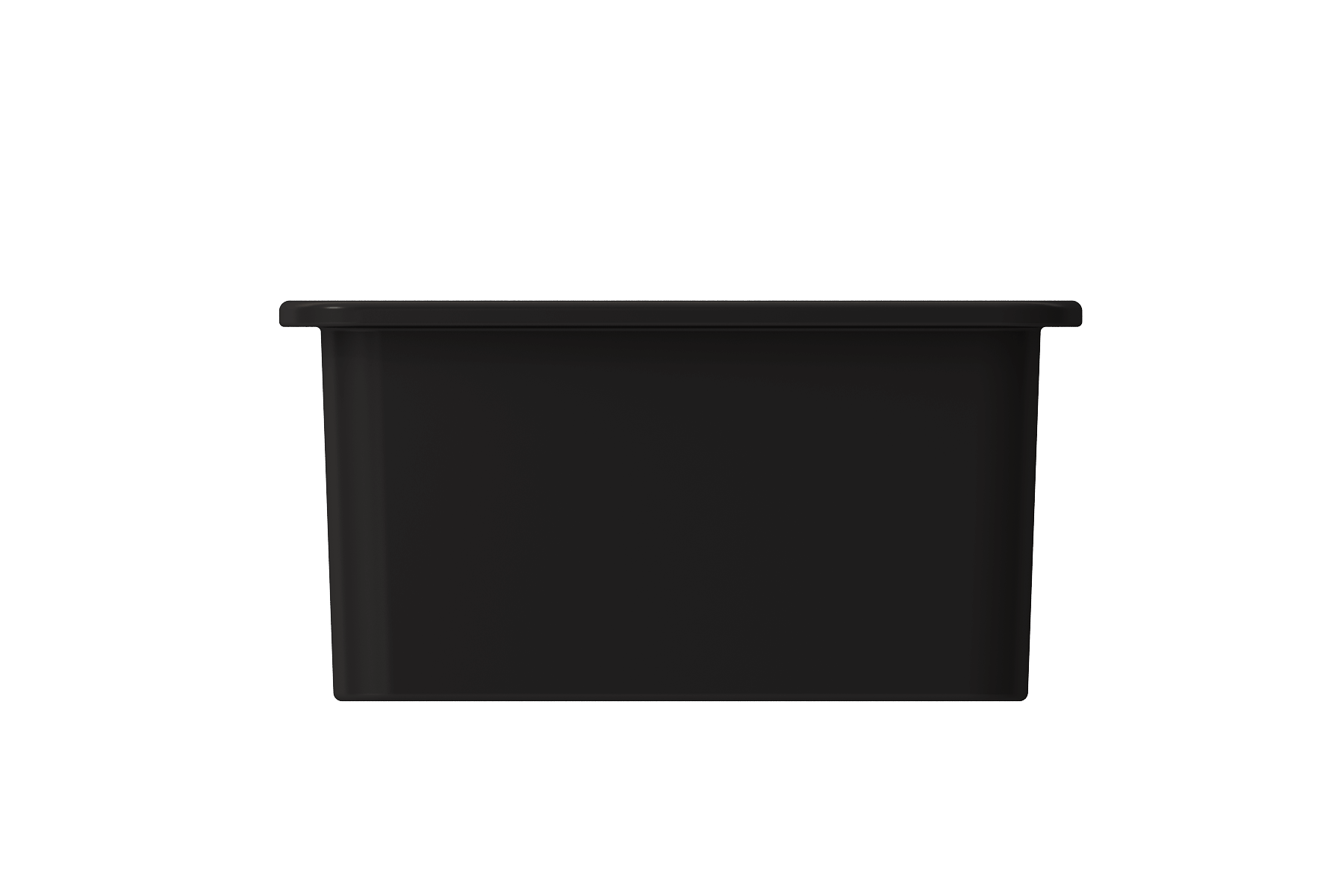 Alternate Image for BOCCHI Sotto 18" Fireclay Undermount Single Bowl Bar Sink with Protective Bottom Grid and Strainer, Matte Black, 1359-004-0120
