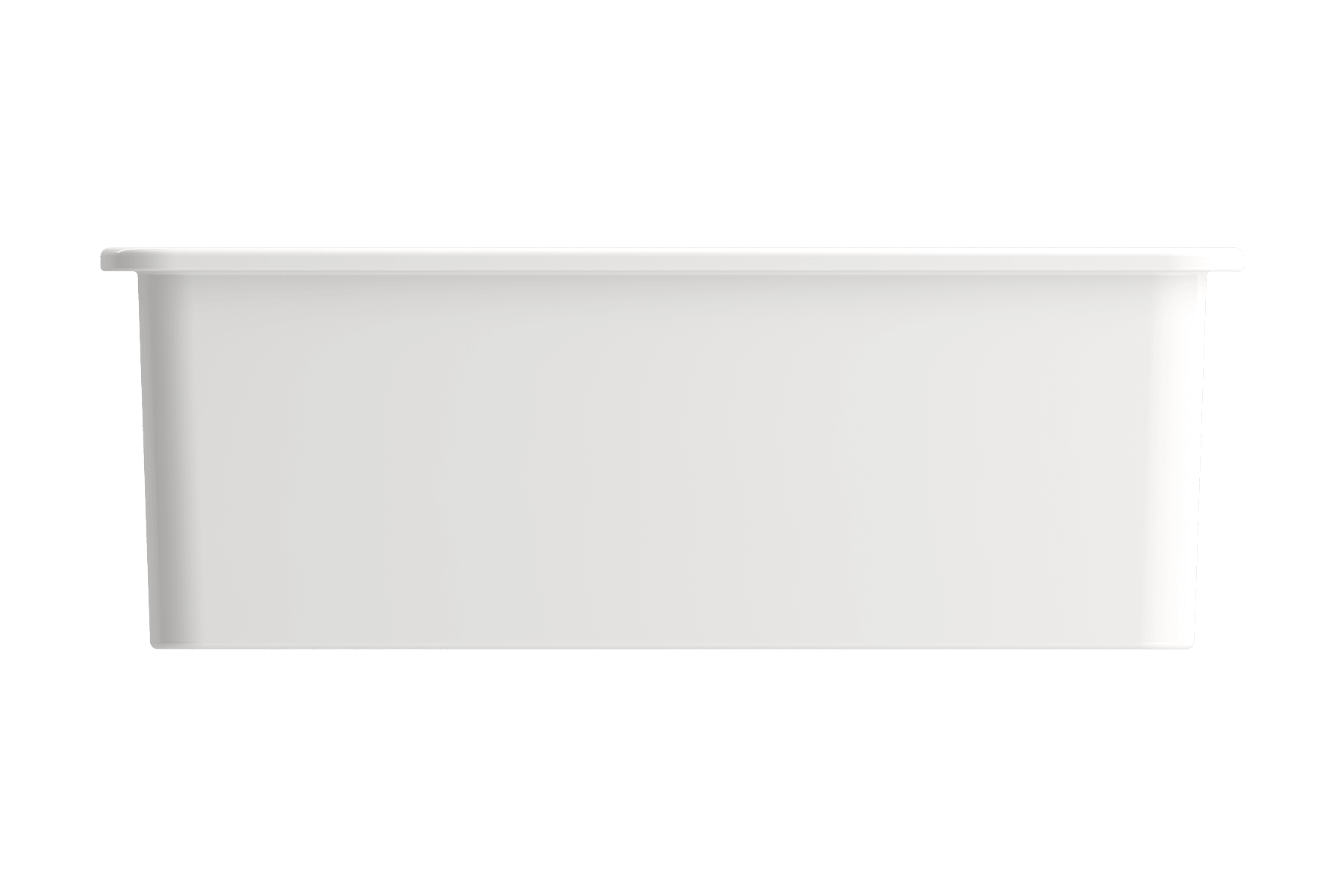 Alternate Image for BOCCHI Sotto 27" Fireclay Dual Mount Single Bowl Kitchen Sink, White, 1360-001-0120