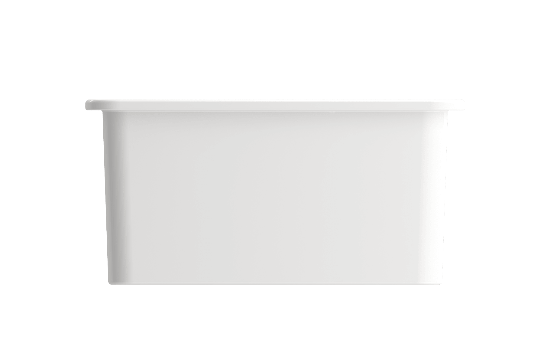 Alternate Image for BOCCHI Sotto 27" Fireclay Dual Mount Single Bowl Kitchen Sink, White, 1360-001-0120