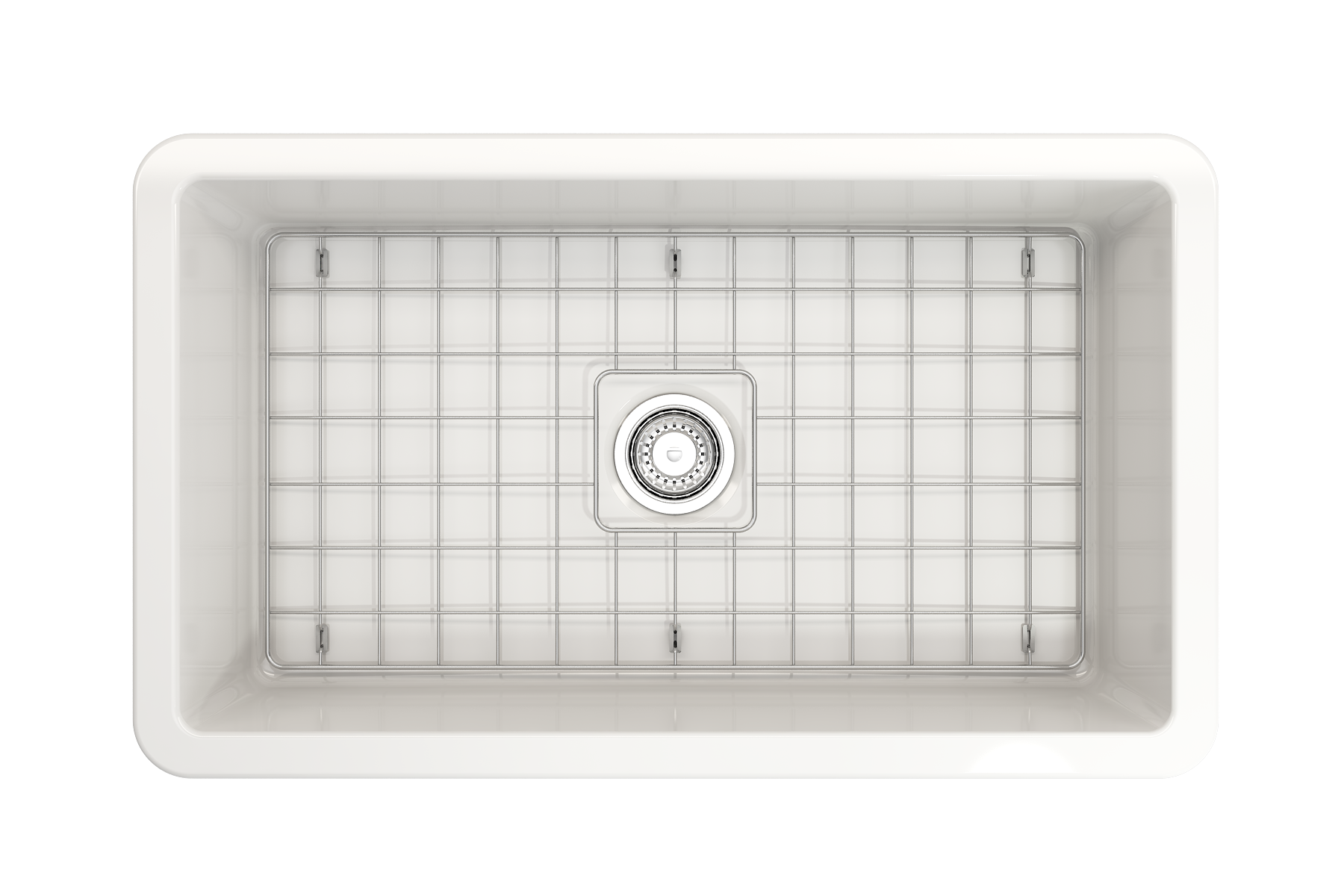 Alternate Image for BOCCHI Sotto 32" White Dual Mount Fireclay Workstation Kitchen Sink Kit with Stainless Steel Faucet and Accessories, 1362-001-2024SS